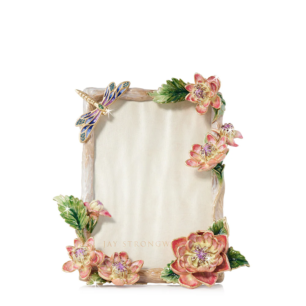 Jay Strongwater Danika 5” x 7” Dahlia Frame