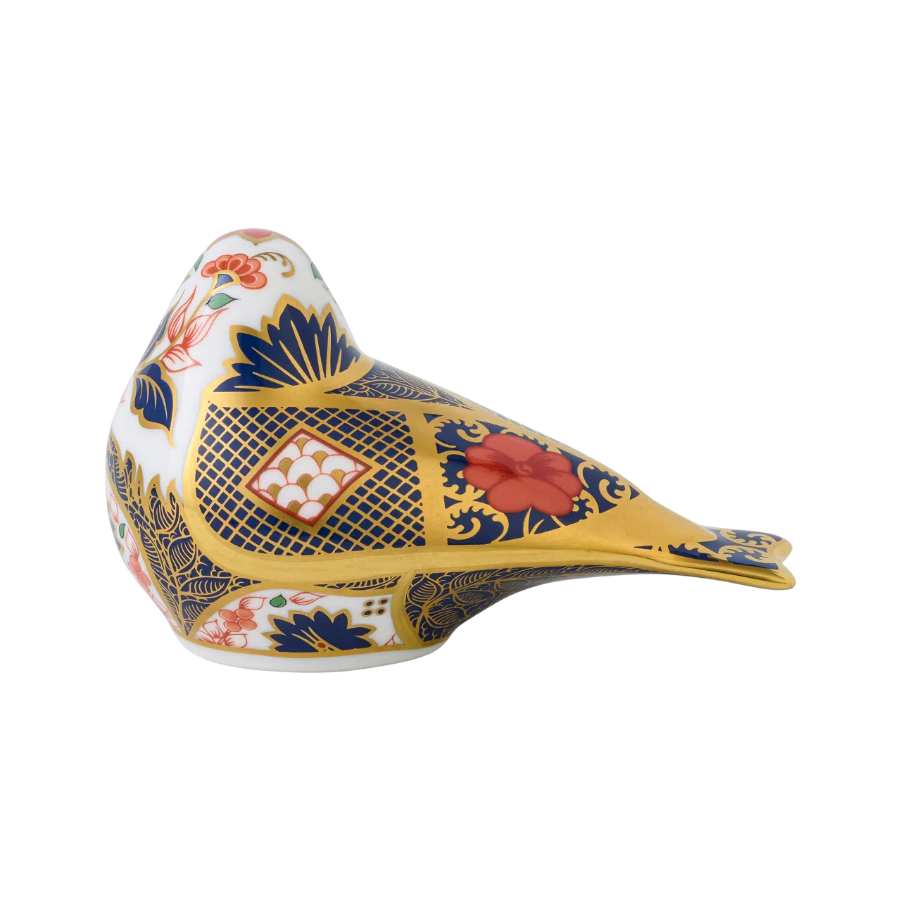 Royal Crown Derby Old Imari Solid Gold Band Goldfinch