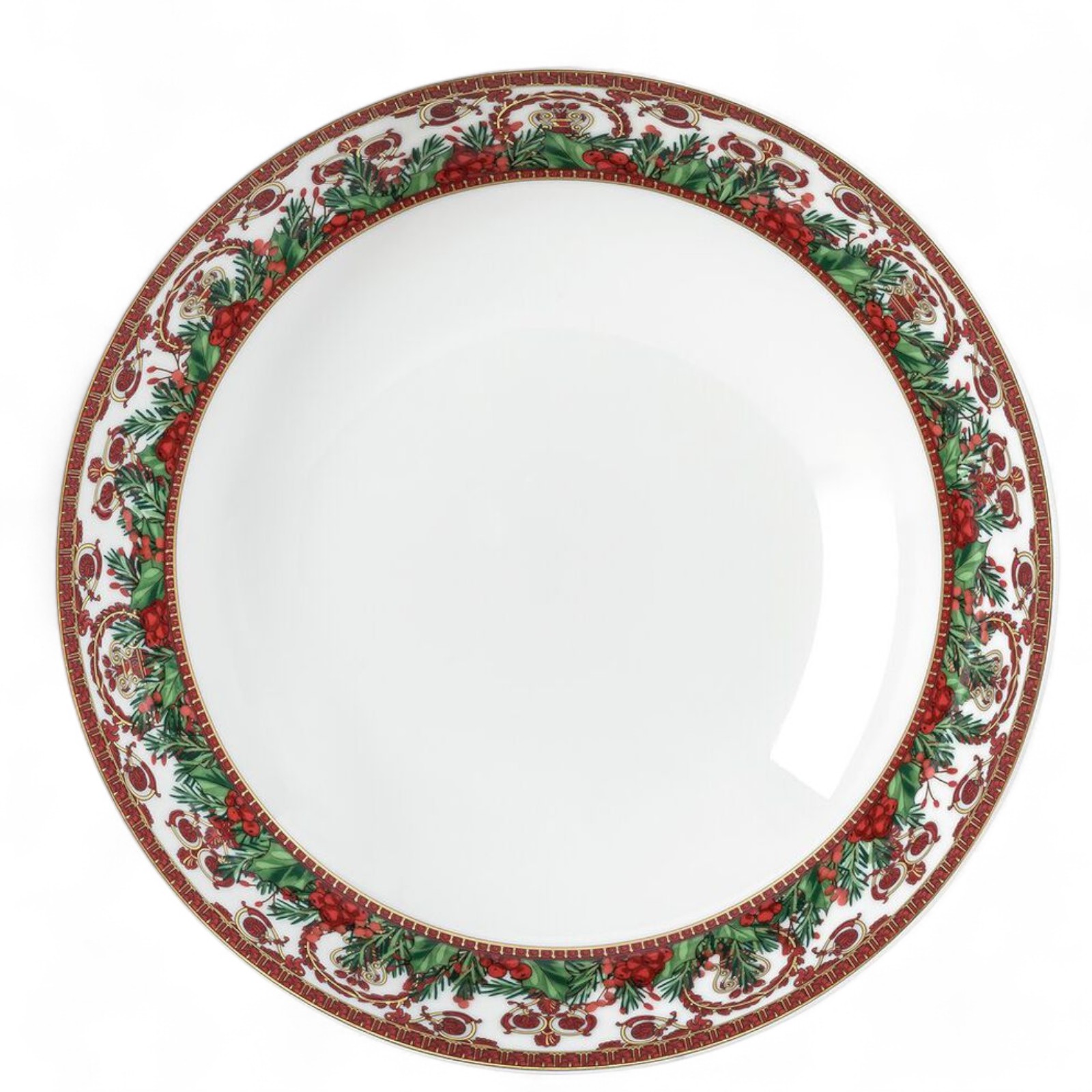Versace Love Baroque Holiday Deep Plate – Set of 8 (8.46")  ​SKU: 19335-409960-10322