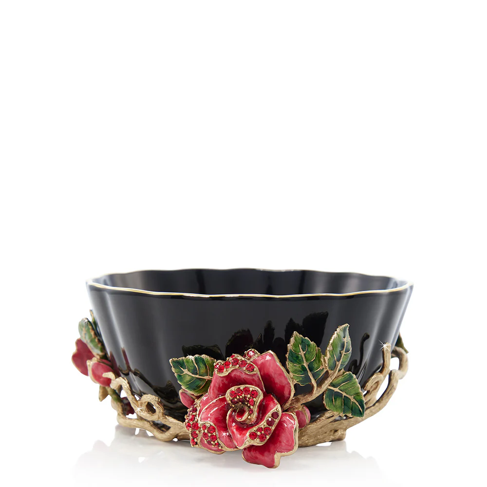 Jay Strongwater Catherine Night Bloom Bowl