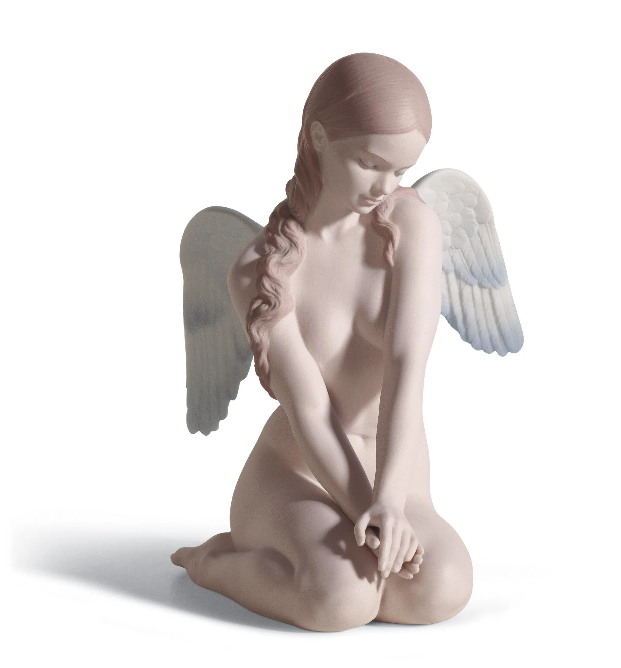 Lladró Beautiful Angel Figurine – Matte Porcelain Art (SKU: 01018235)