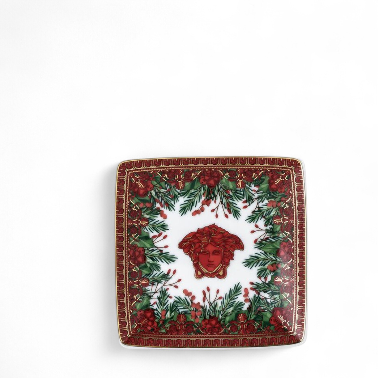 Versace I Love Baroque Holiday – Set of 8 Small Square Plates (12–15 cm Flat Bowl) Item Number: 11940-409960-15253