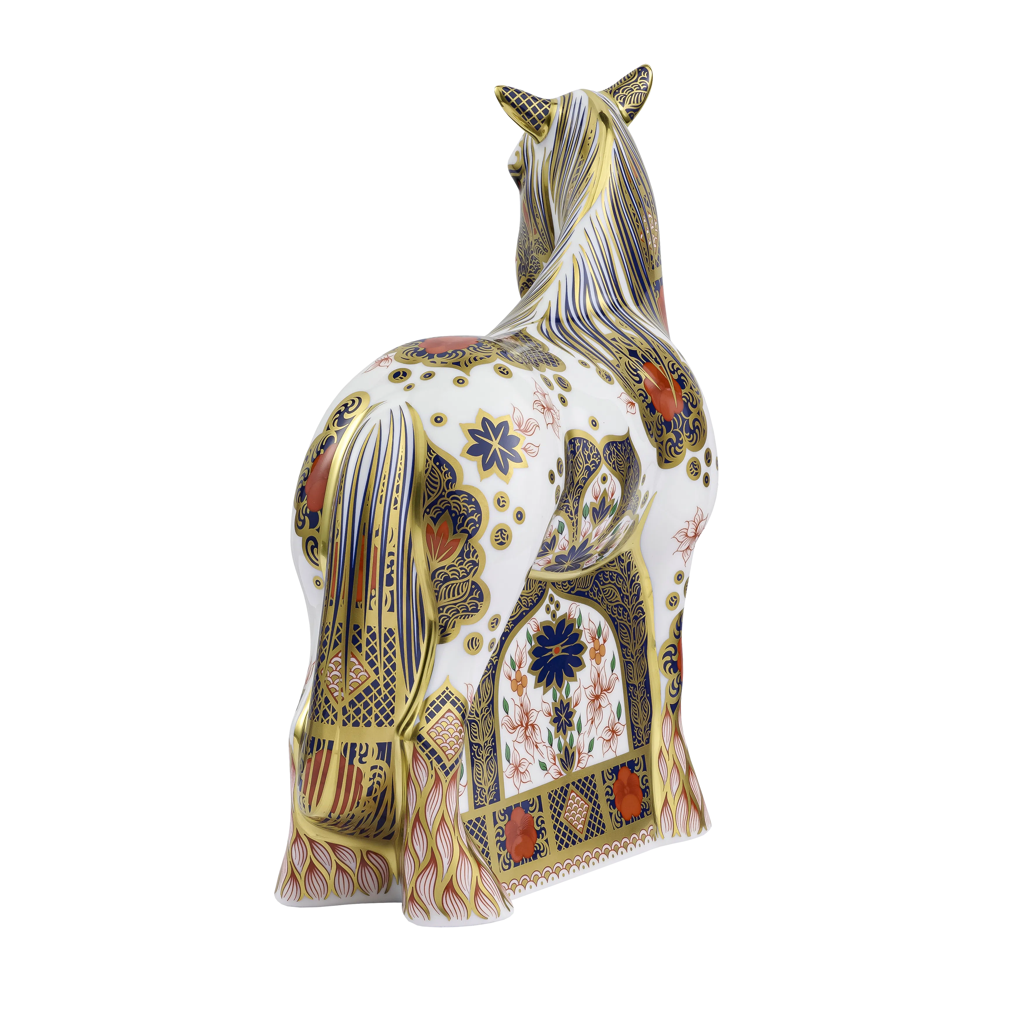Royal Crown Derby Old Imari Solid Gold Band Gypsy Cob