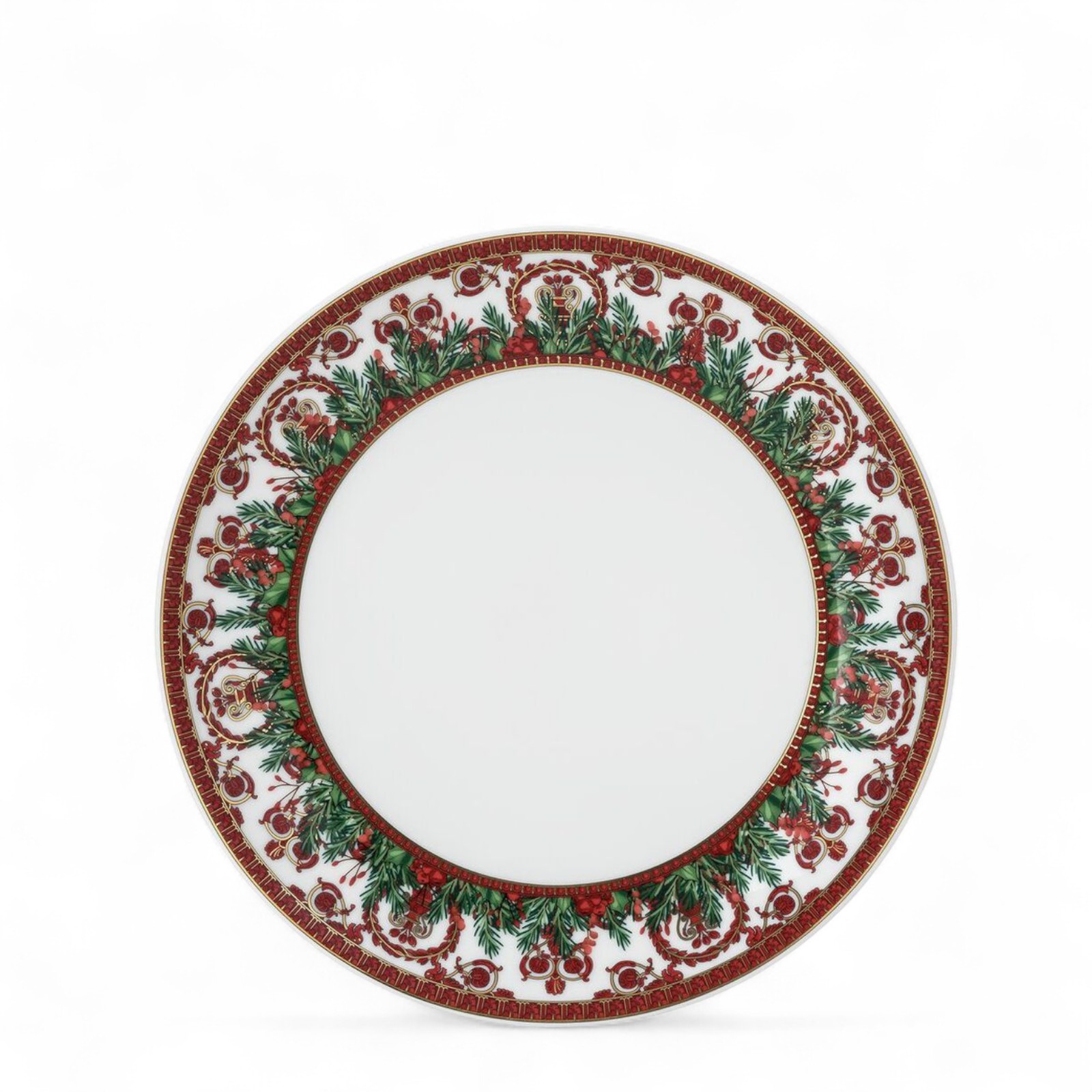 Versace Set of 8 Christmas Love Baroque Holiday Plates – 8.19"  ​SKU: 19335-409960-10221