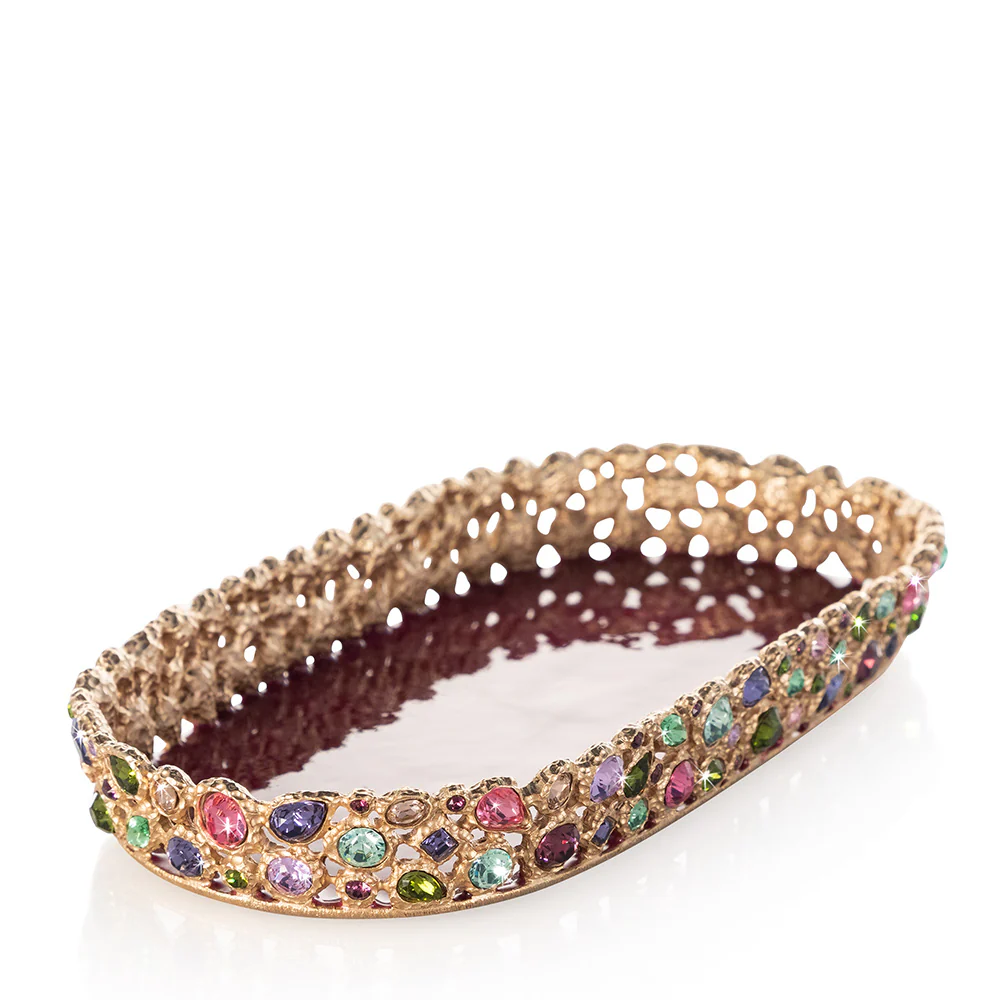 Jay Strongwater Julius Bejeweled Tray Bouquet