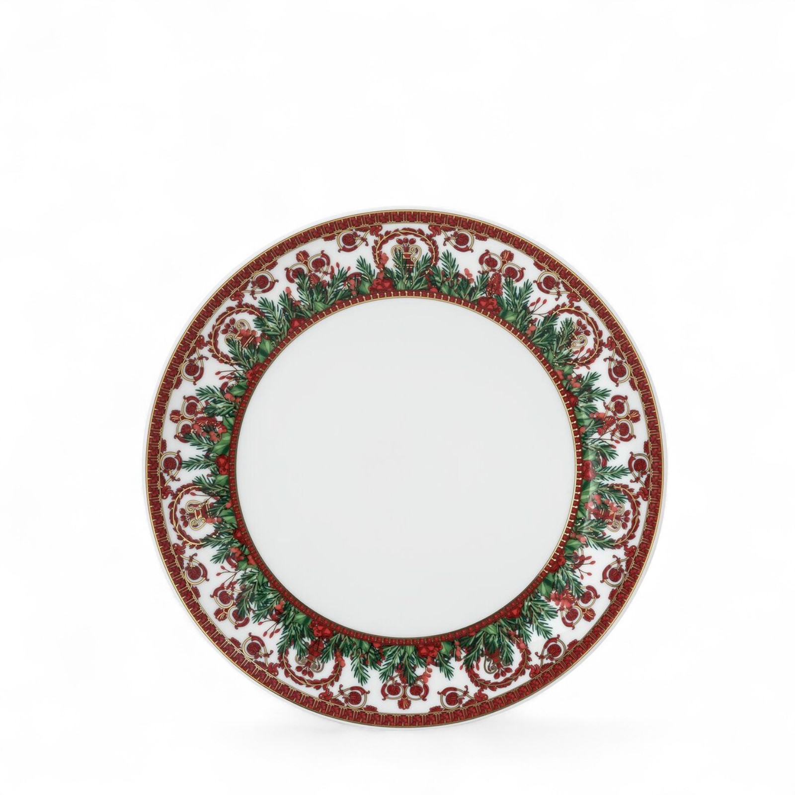 Versace Set of 8 Christmas Love Baroque Holiday Plates – 8.19"  ​SKU: 19335-409960-10221