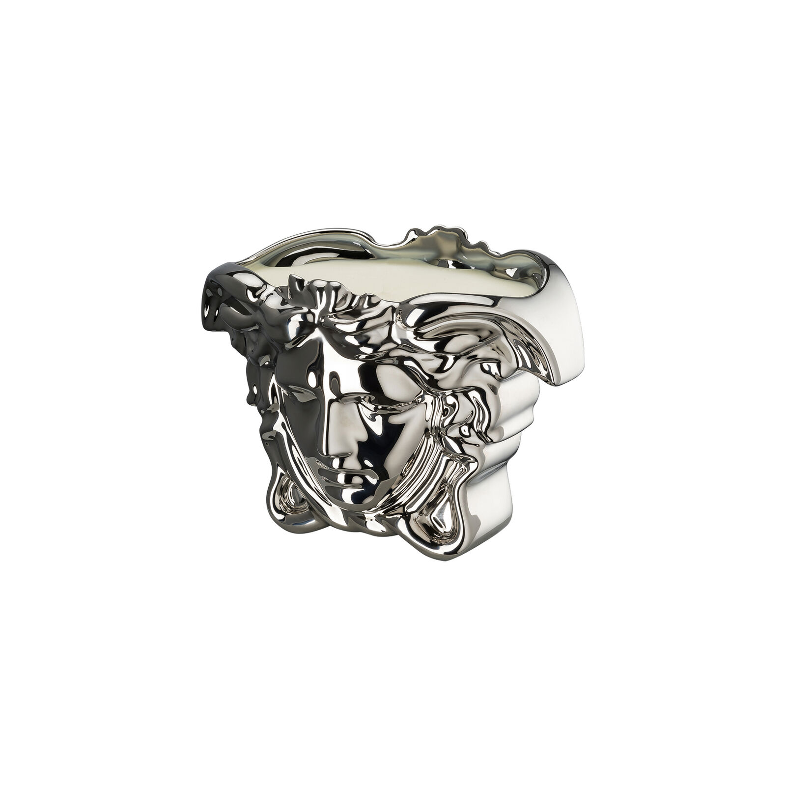 Versace Medusa Grande Silver Table Light with Scented Wax