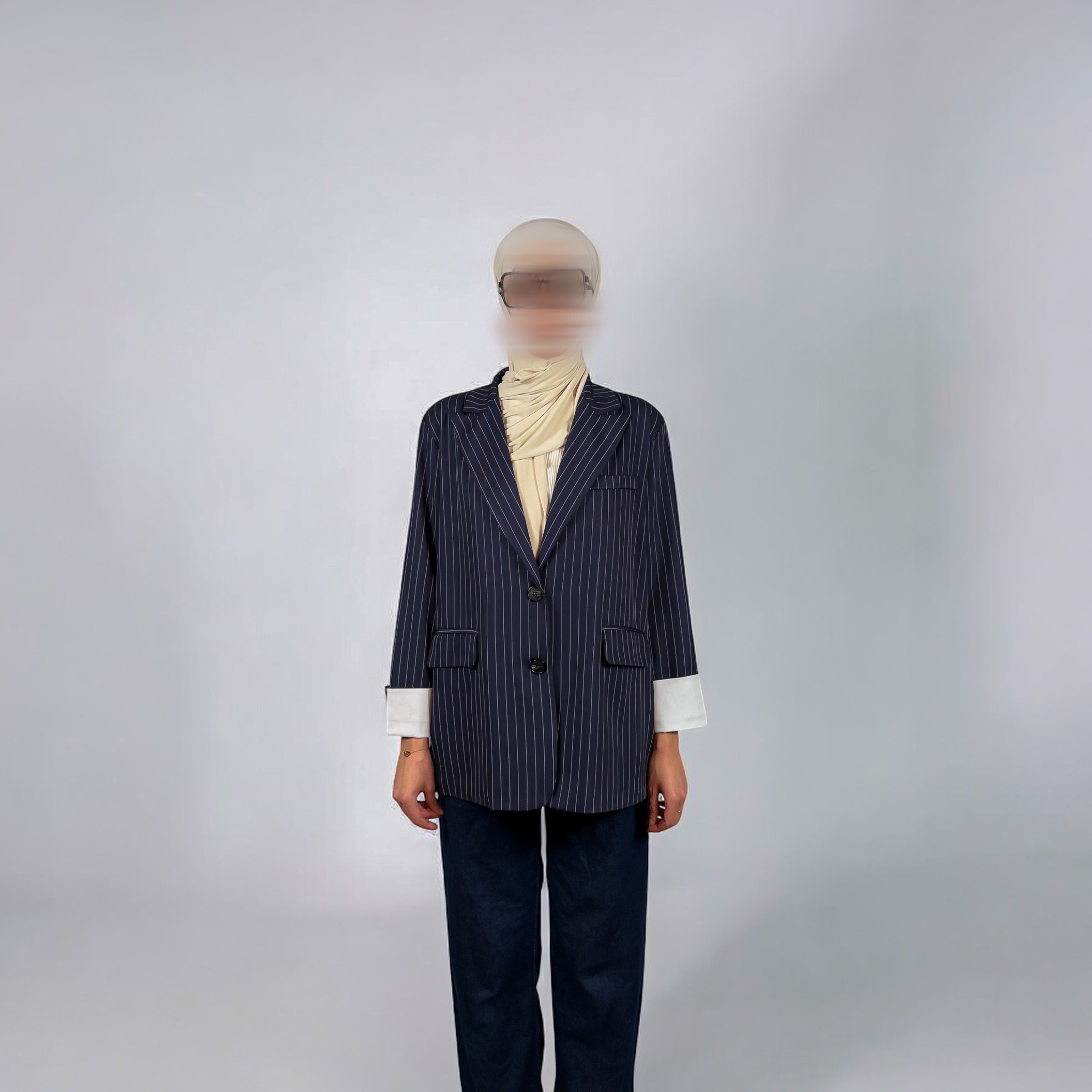 BLAZER OVERSIZE MANCHES CHEMISE