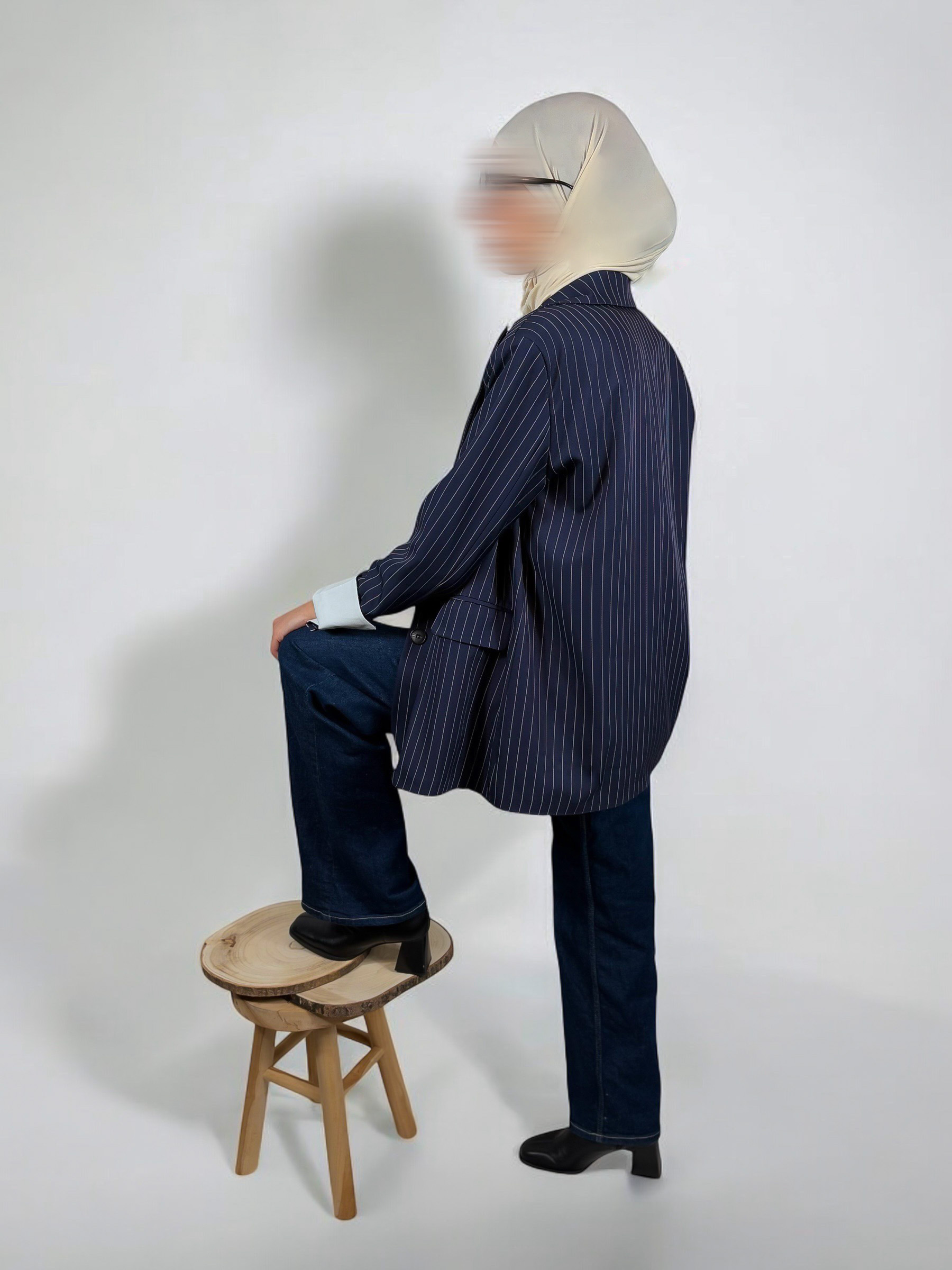 BLAZER OVERSIZE MANCHES CHEMISE