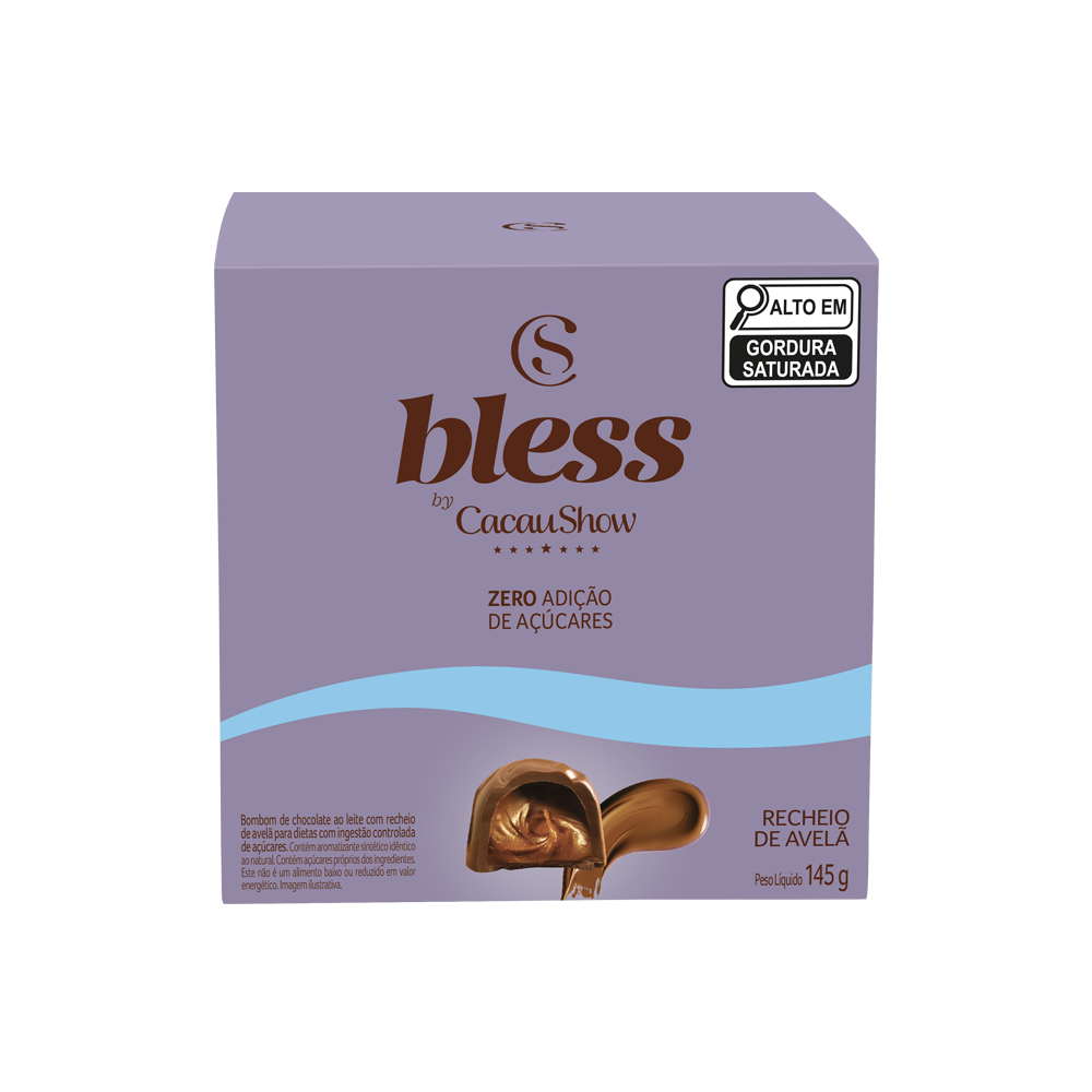 Bless Recheio de Avelã SEM adição de açúcar