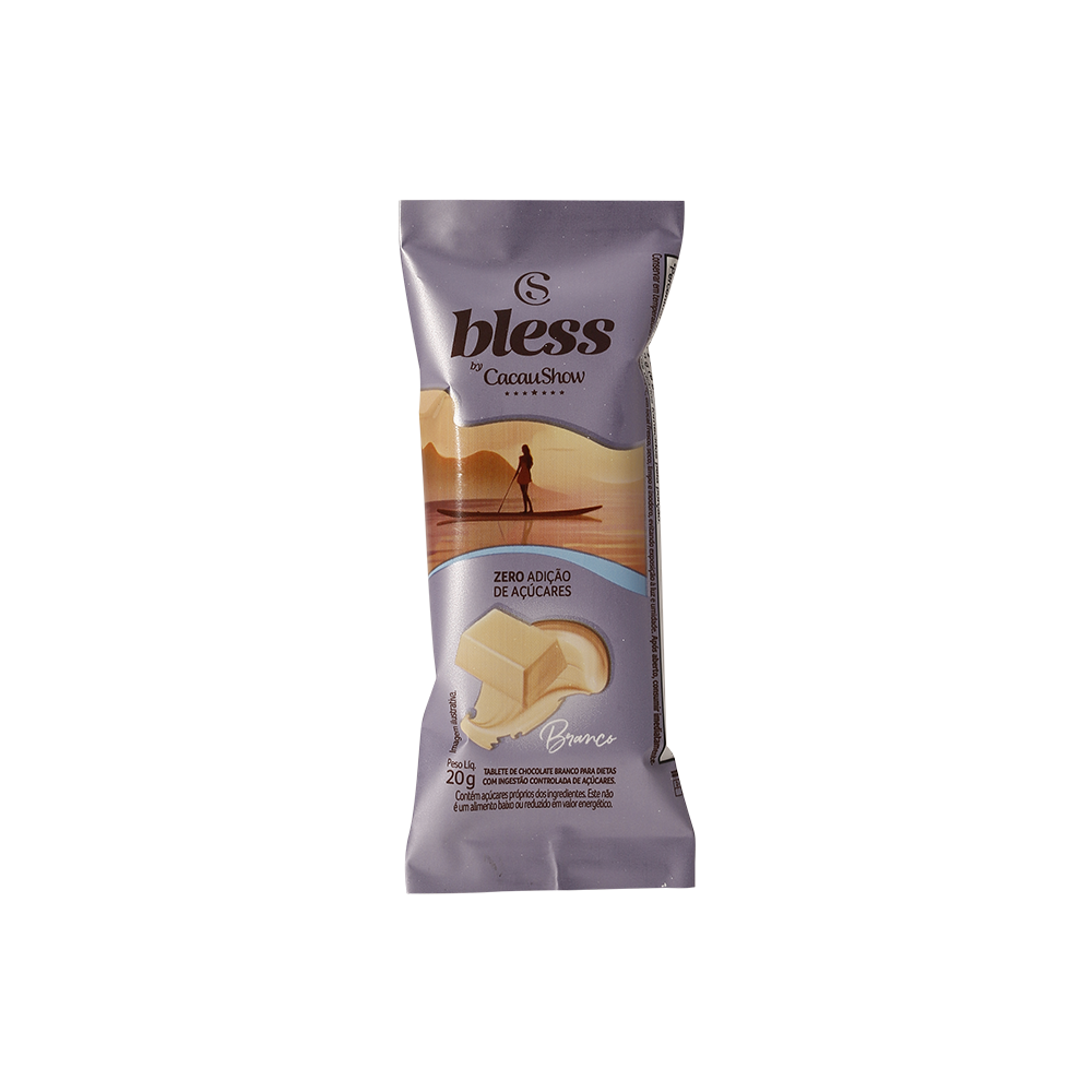 Chocolate Bless Branco SEM adição de açúcar