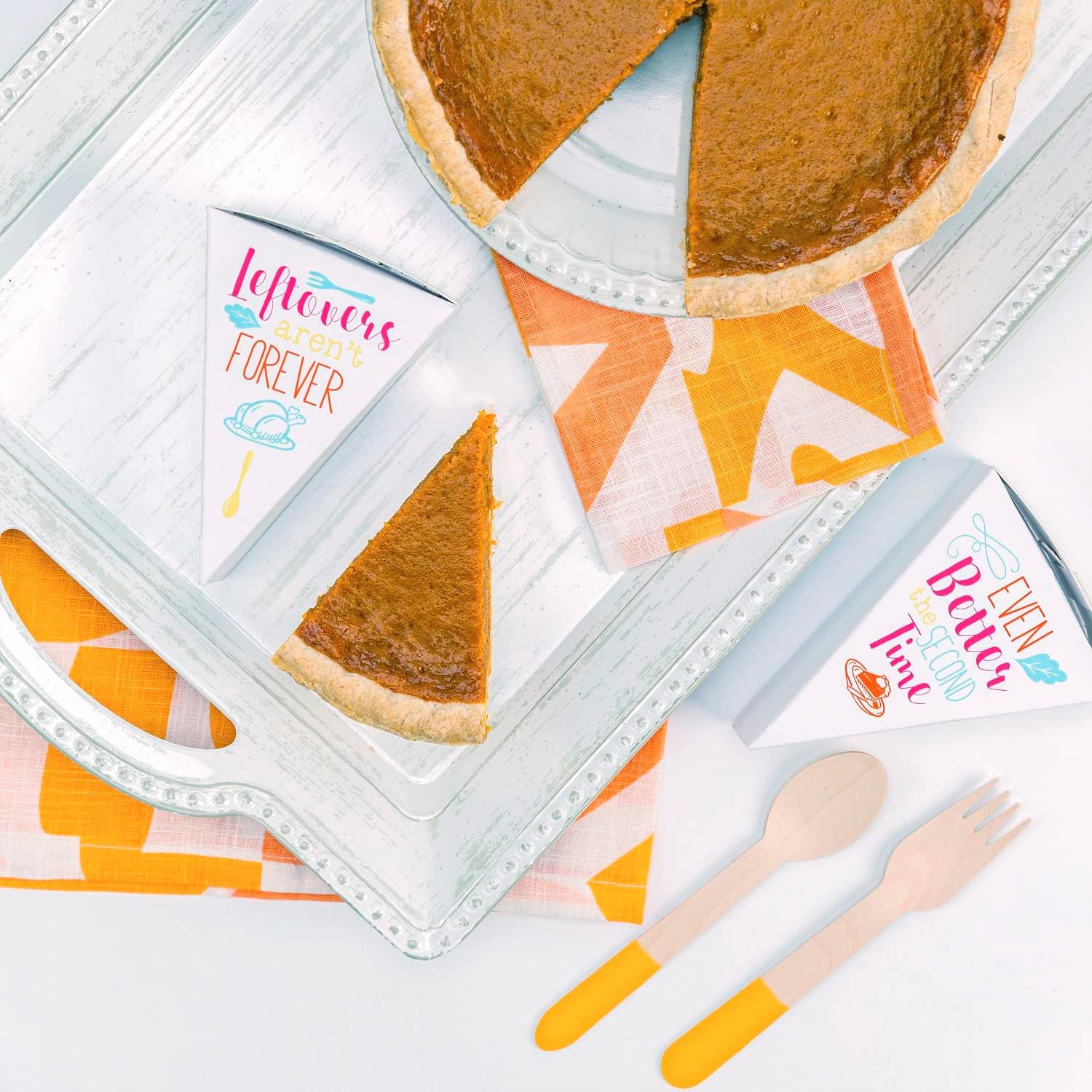 Melamine Serving Tray with Handles, 21 inches, French Country House (Oyster White)