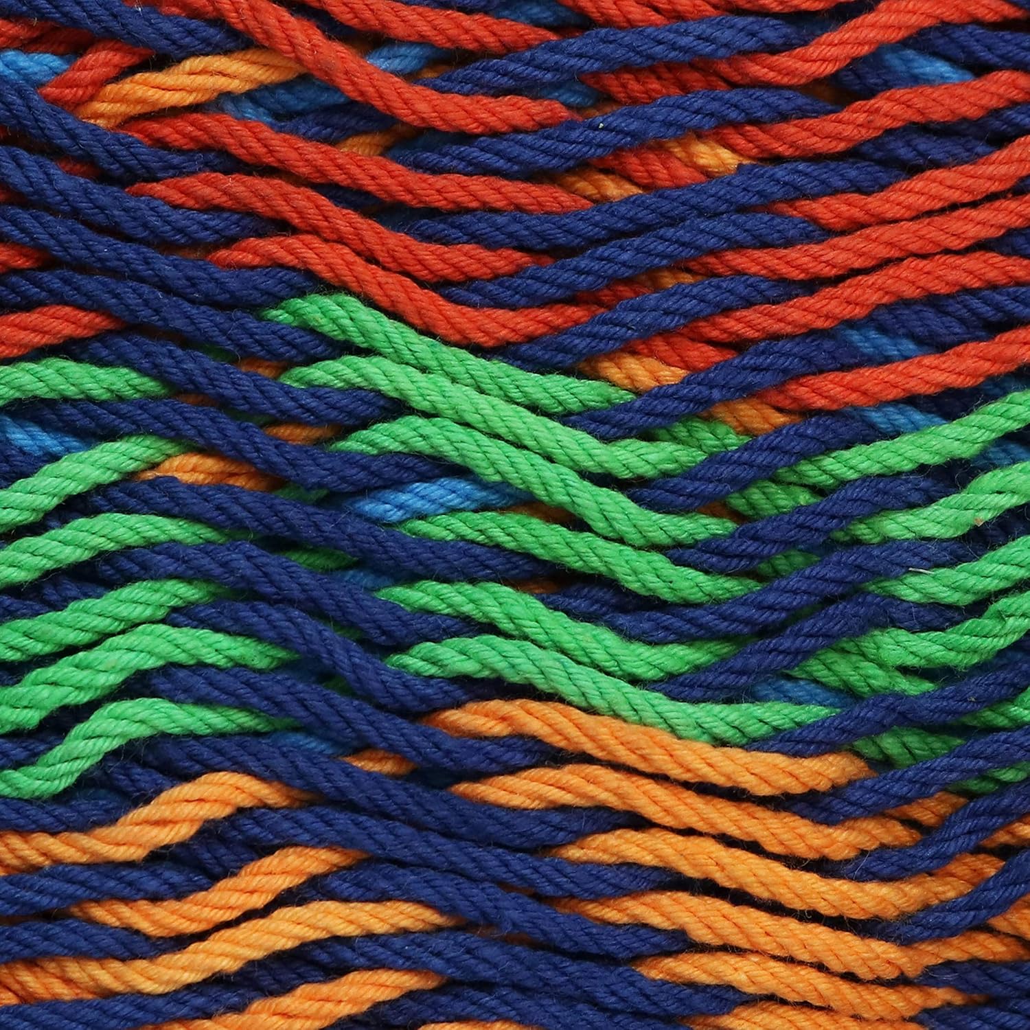 Handwoven XXL Thick Cord Mayan Family Hammock for Outside - 625-Pound Capacity - Multicolor