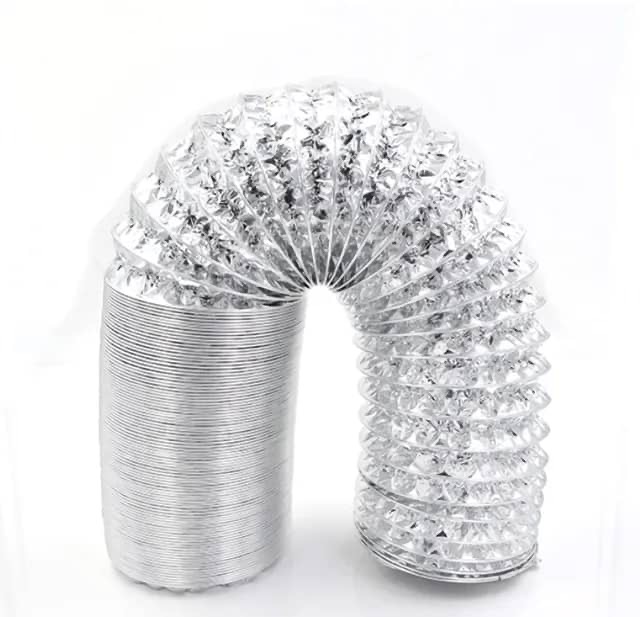 Aluminum Flexible Duct Hose in Sizes 4” & 6”