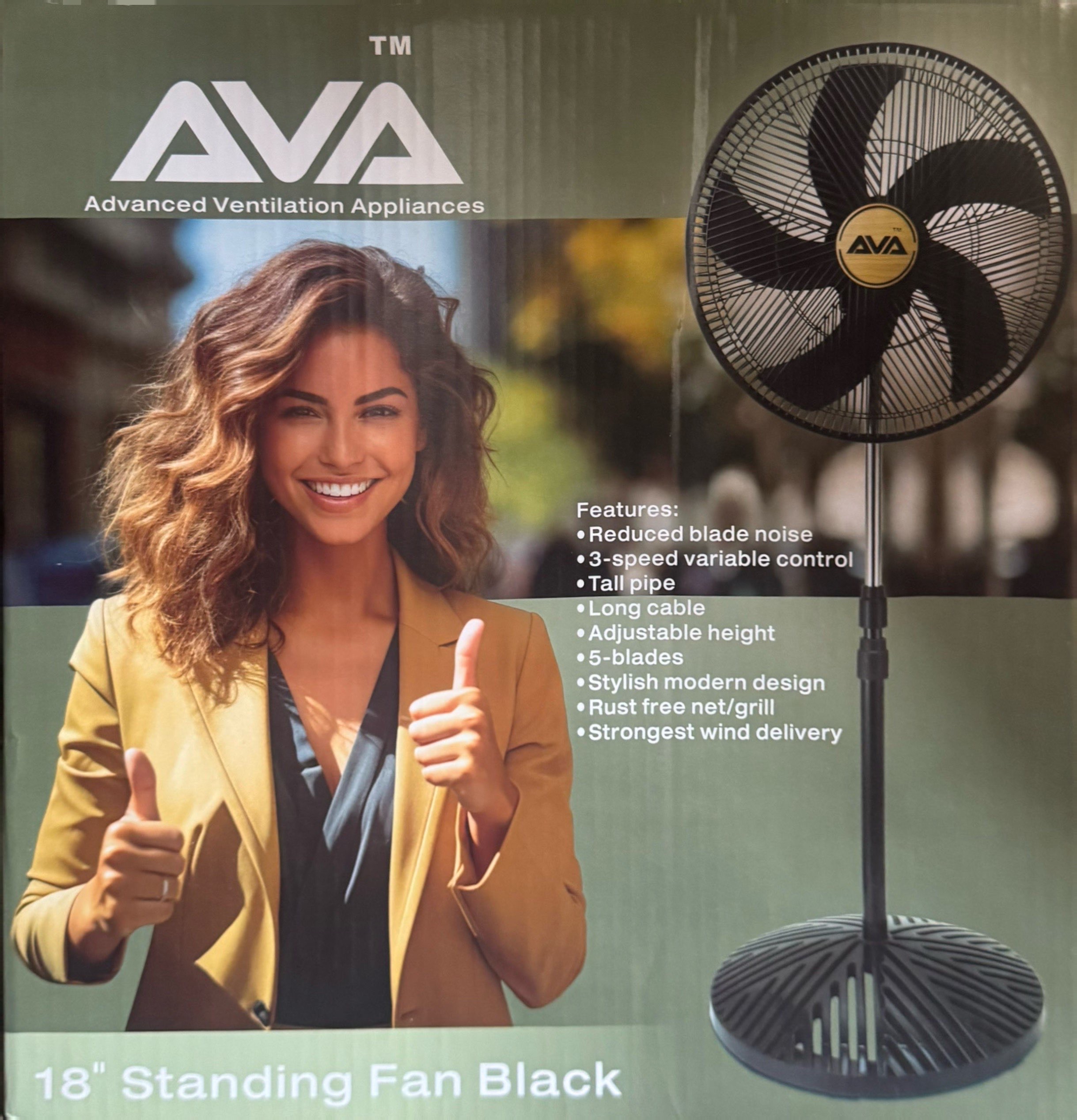 AVA 18" Standing Fan 