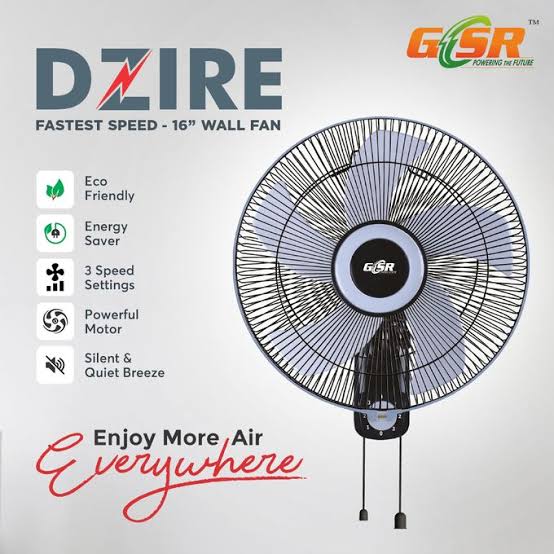 GSR 16'' Wall Fan