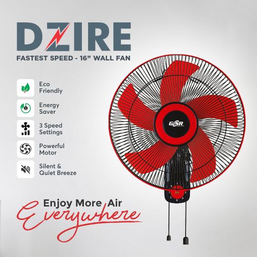 GSR 16'' Wall Fan