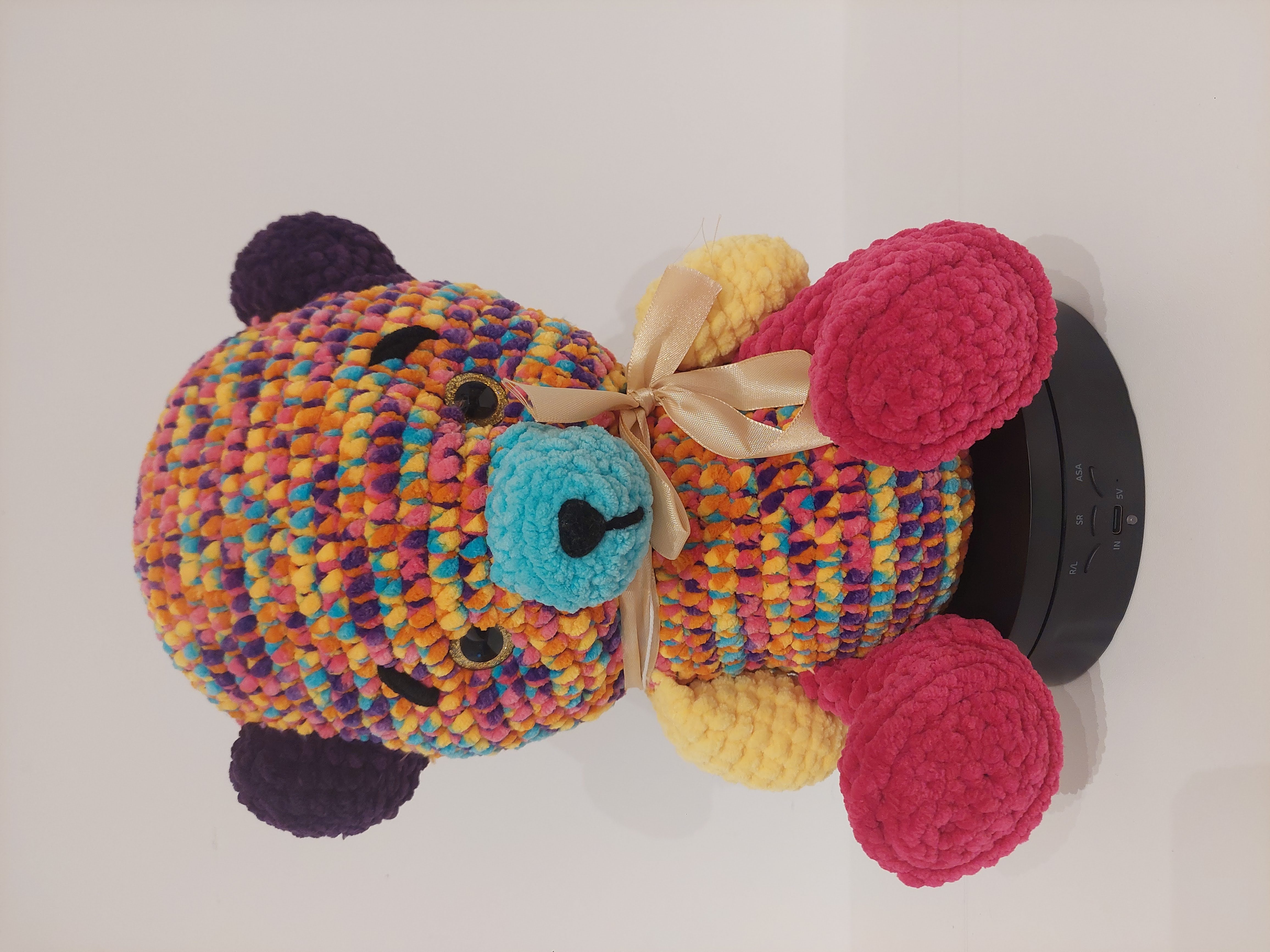 Ours en peluche multicolore
