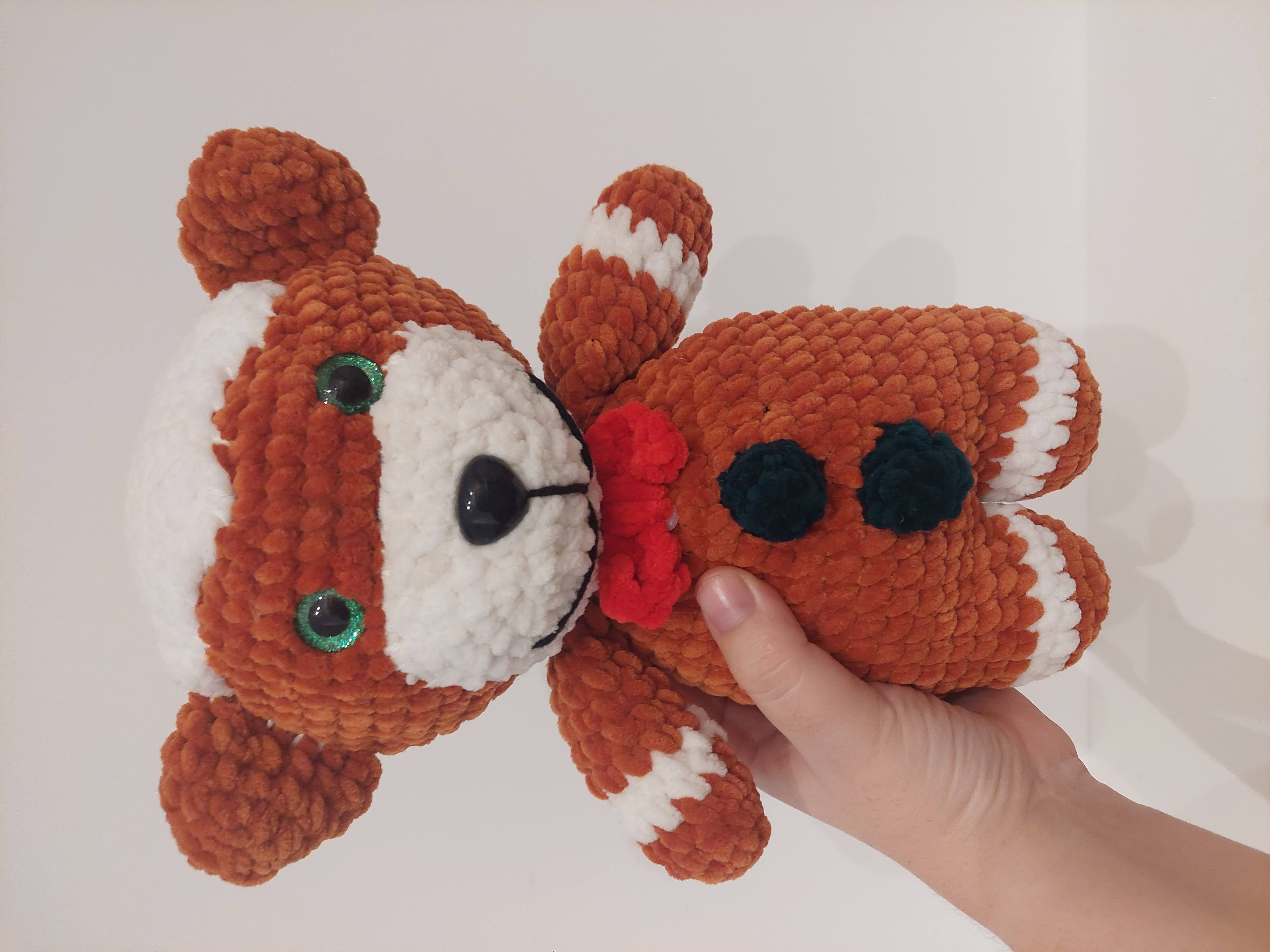 Ourson en pain d'épices en crochet