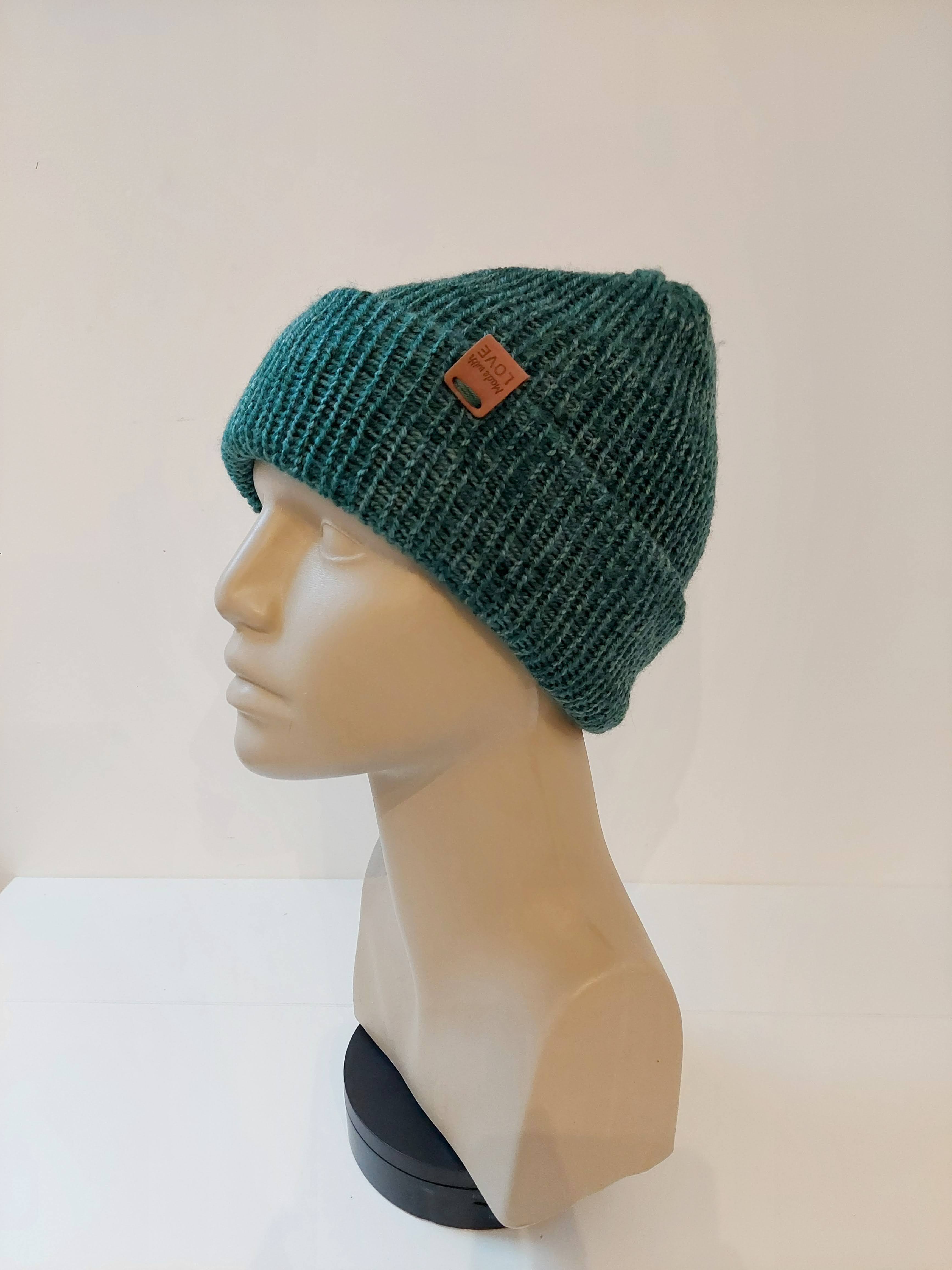 Bonnet en laine - Forêt