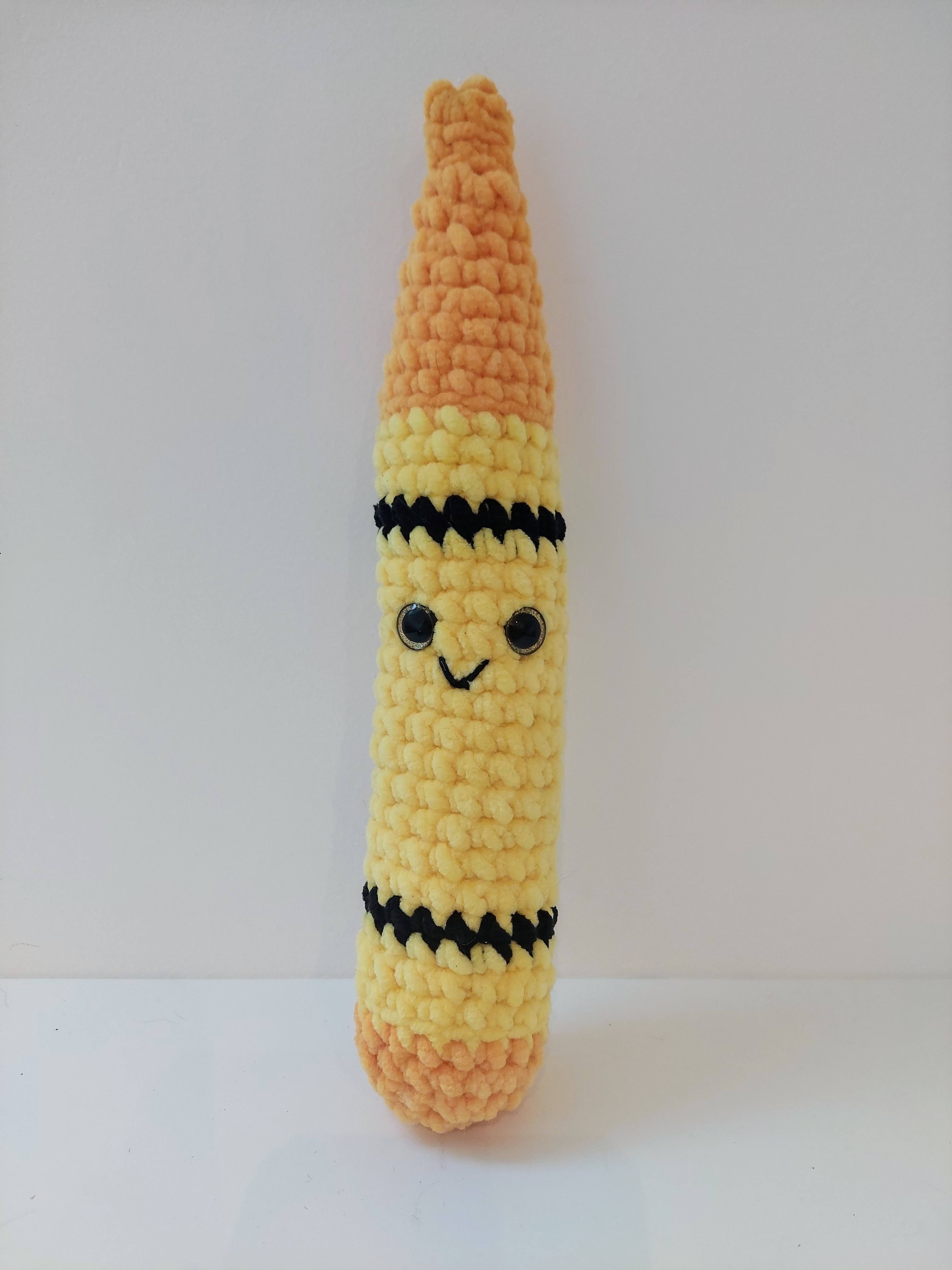 Crayons de couleurs en crochet