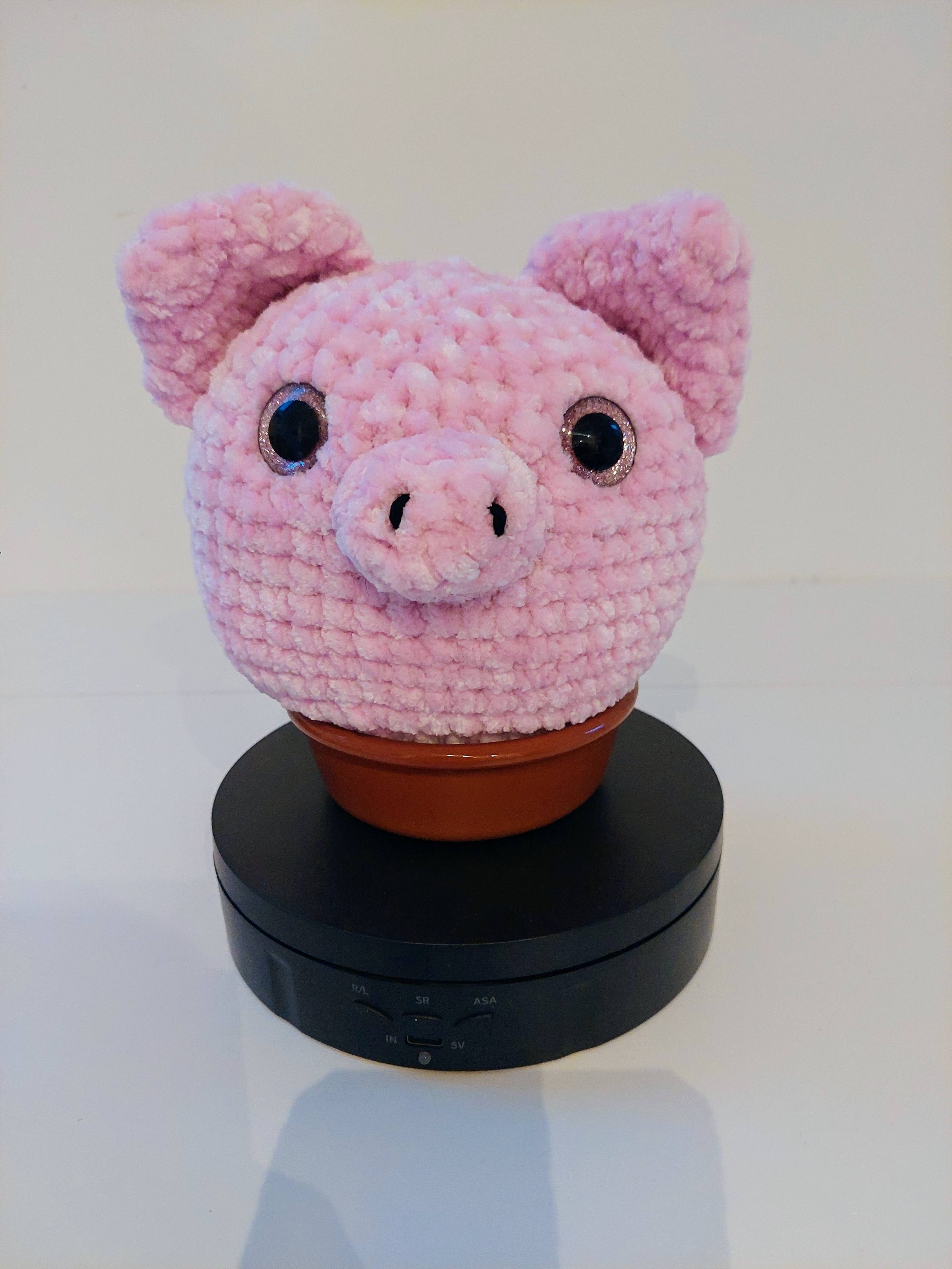 Squishmallow Cochon en crochet