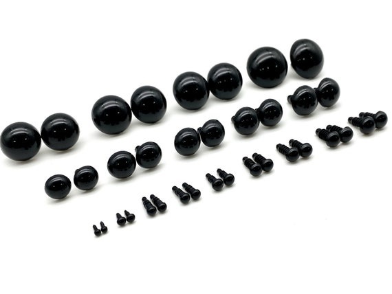 Yeux de sécurité - NOIR - 6 mm à 30 mm