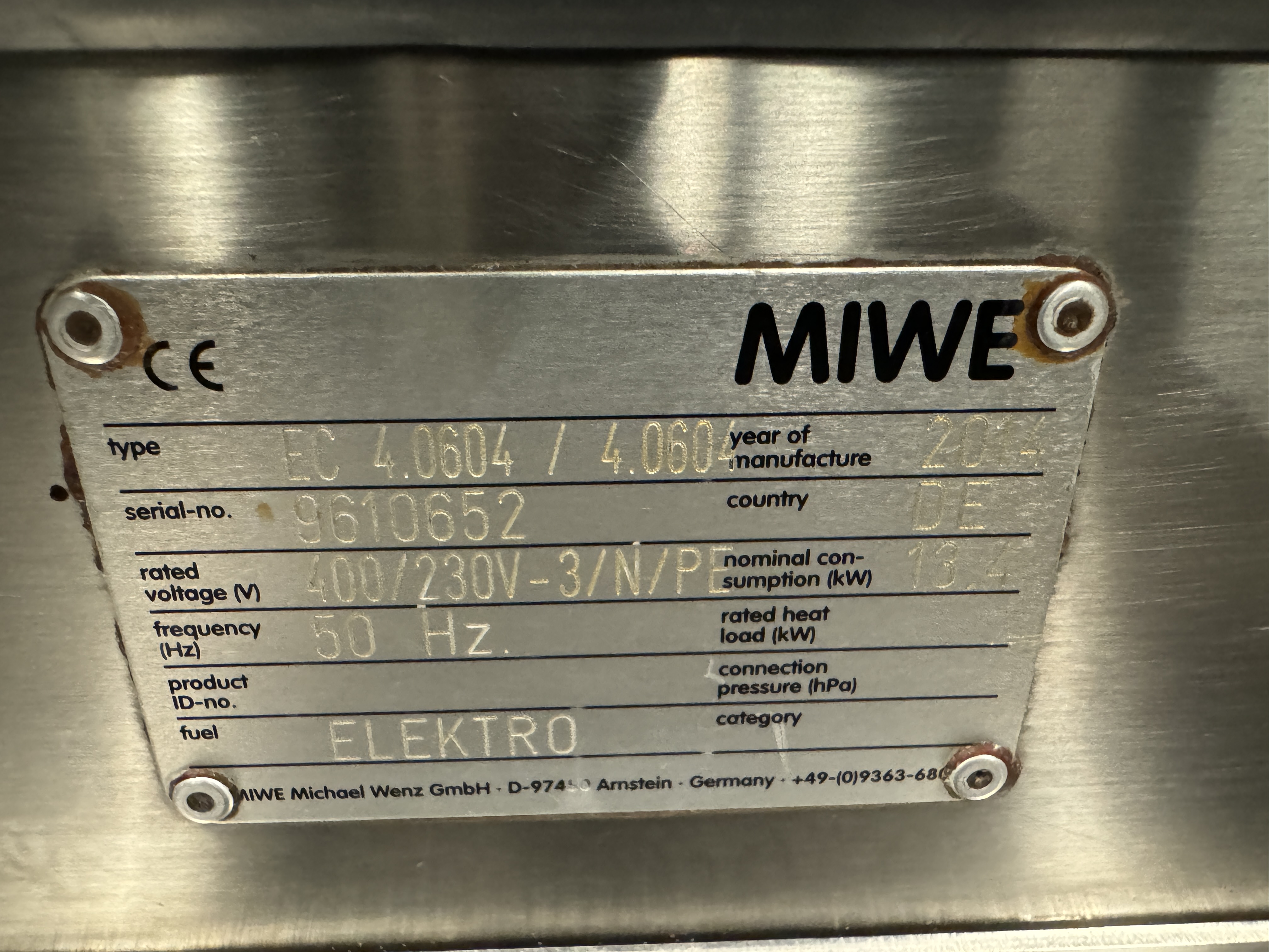 Cuptor electric patiserie  dublu MIWE ECONO 2014