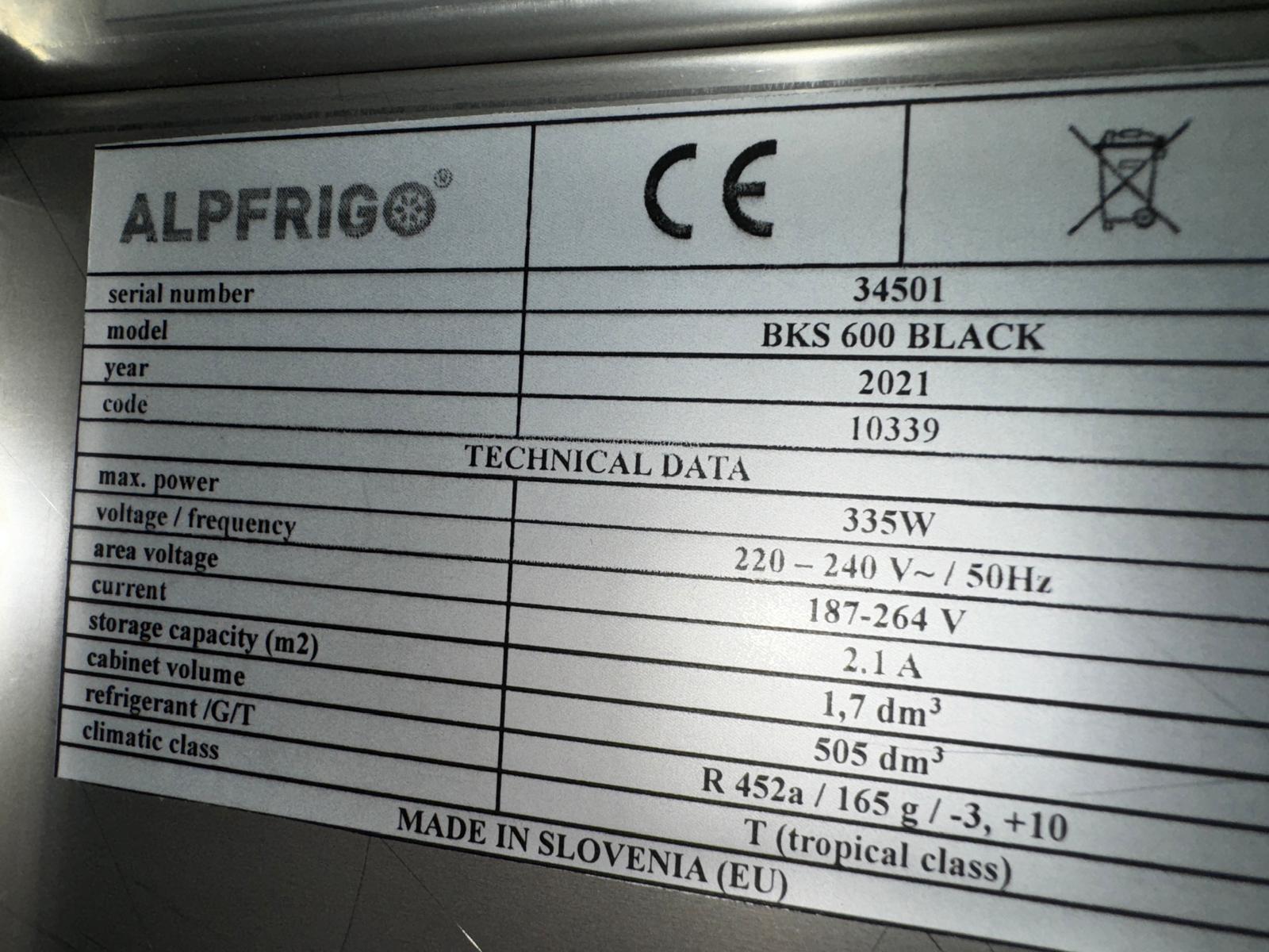 Frigider comercial profesional pentru patiserie-brutarie ALPFRIGO