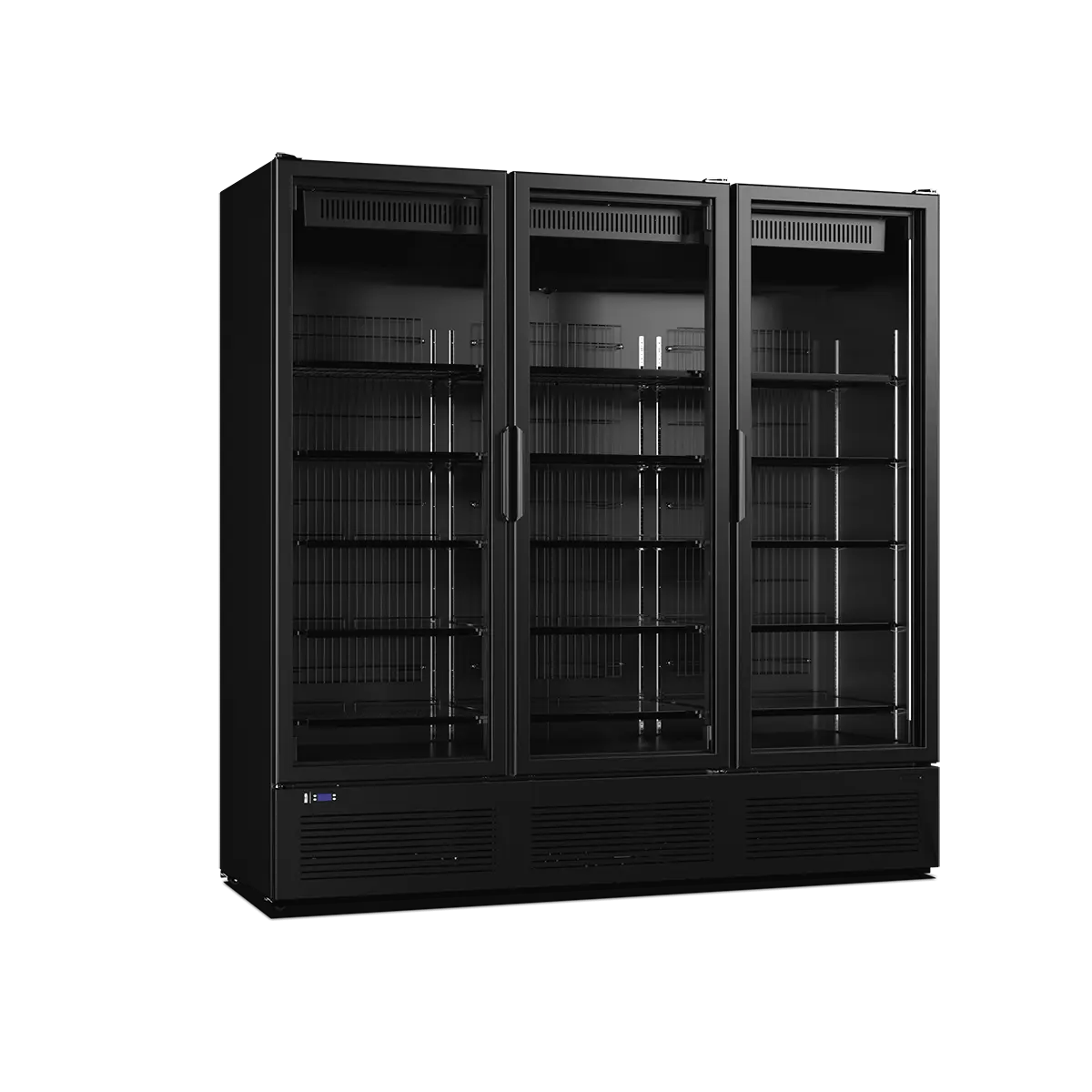 Congelator vertical profesional 3 uși – vitrină congelare supermarket