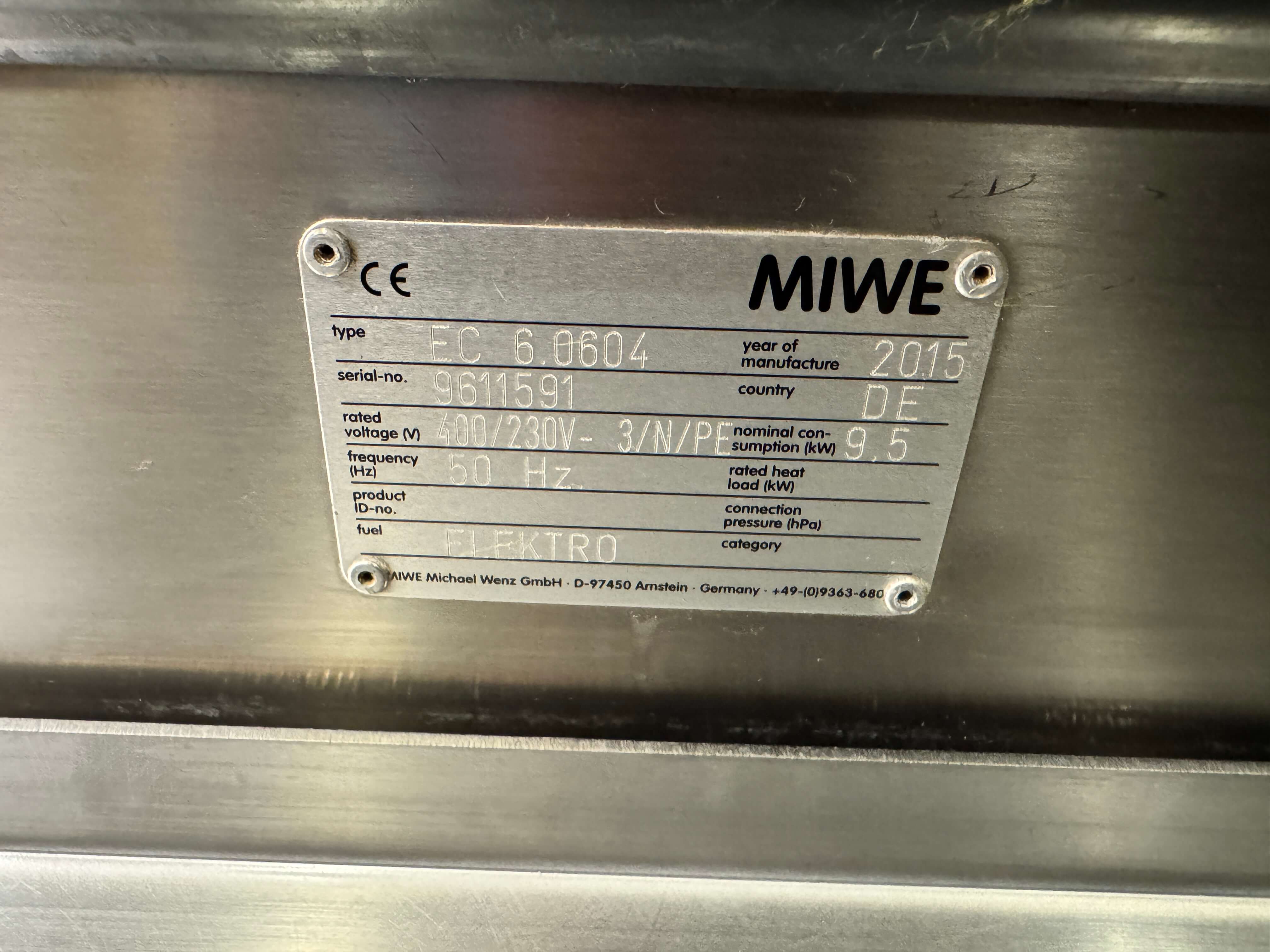 Cuptor electric patiserie MIWE ECONO 6 tavi