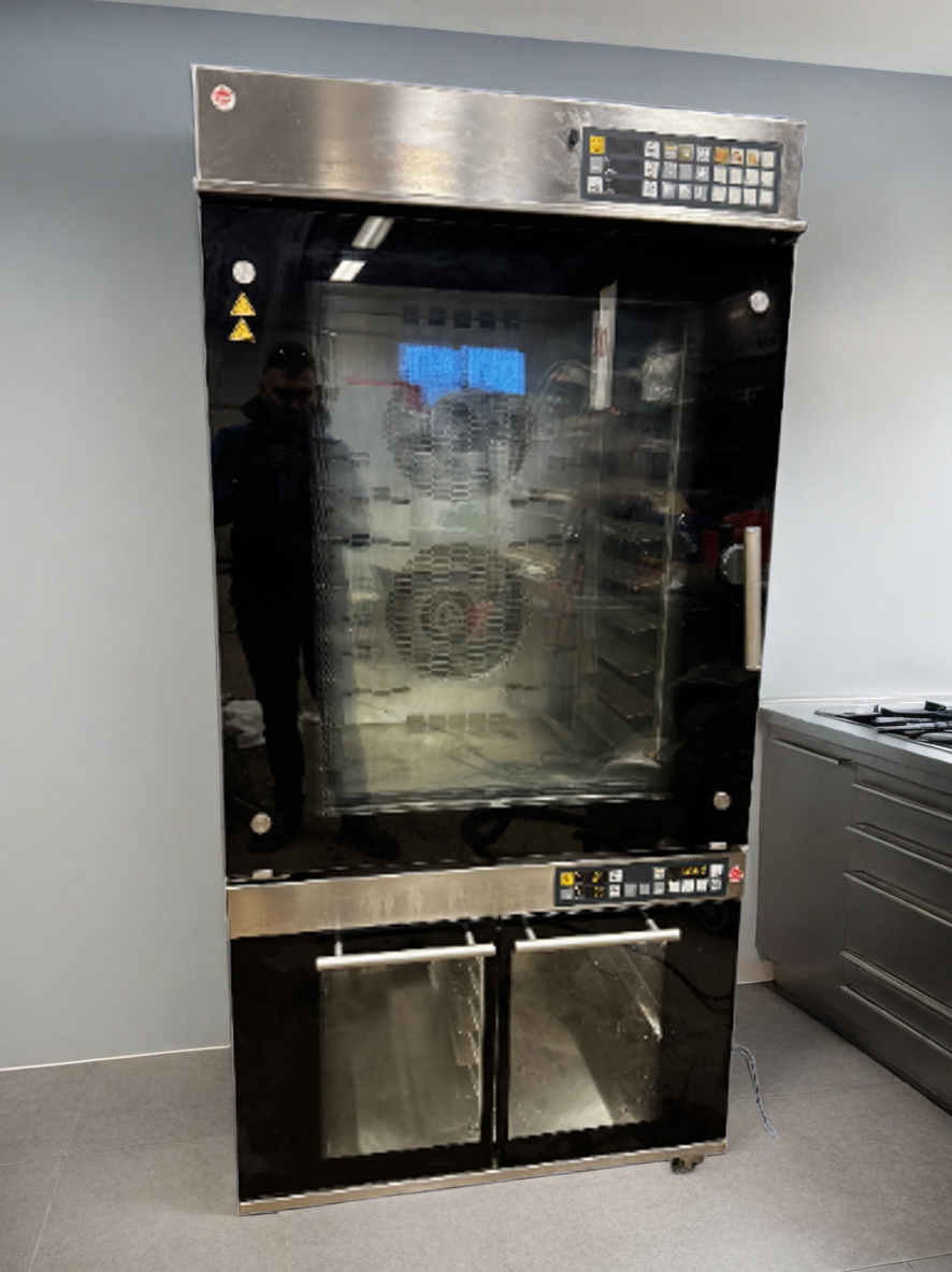 Cuptor electric profesional pentru patiserie MIWE AERO 10 tavi cu dospitor