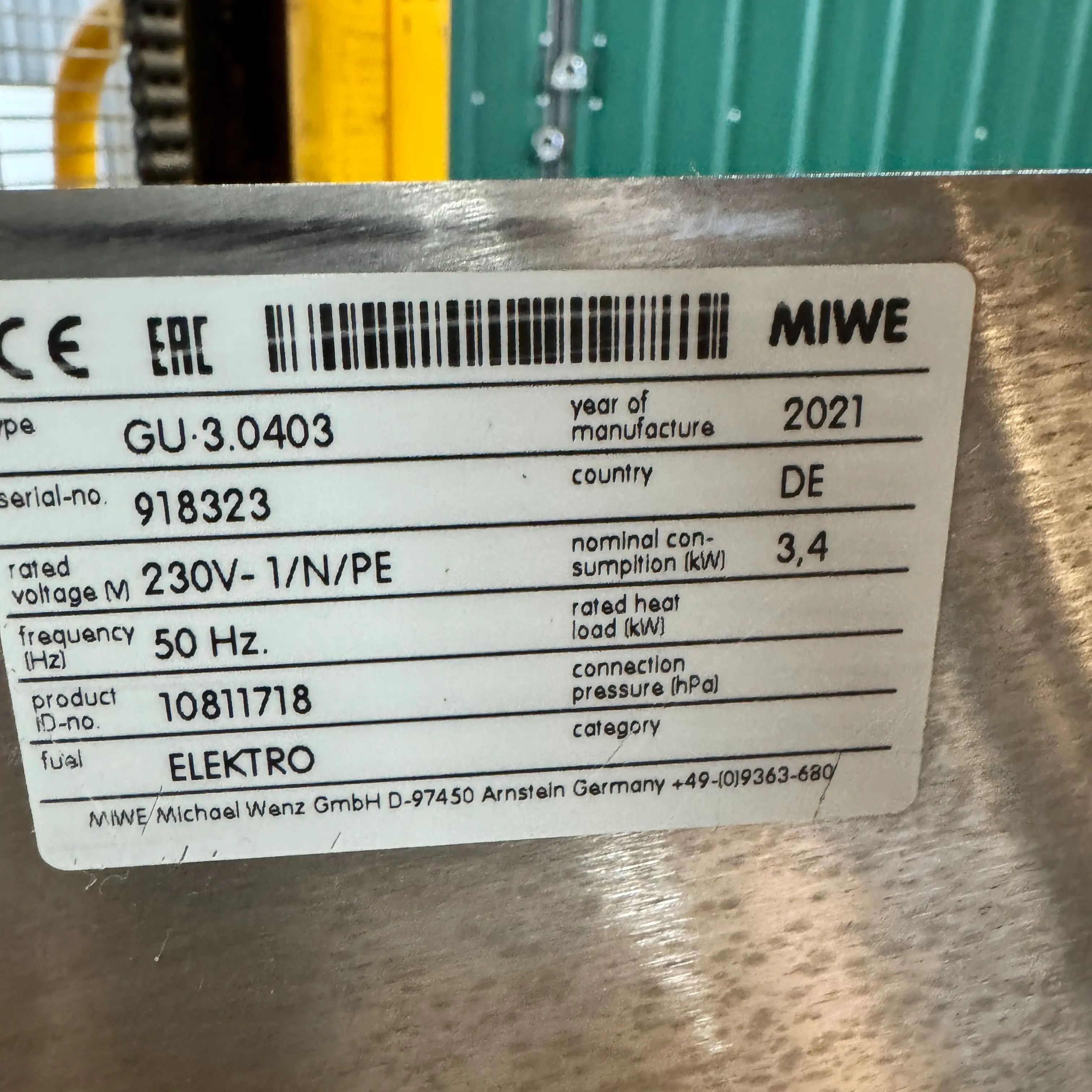 Cuptor patiserie MIWE Gusto 2021