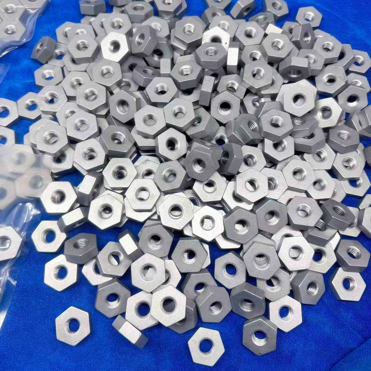 Mo1 & MoLa Molybdenum Nuts | DIN/GB Standard | High Temp High Vacuum Fasteners for Vacuum Furnace Heat Field & Single Crystal Furnace Crucible Parts | Compatible with Molybdenum Screws | ZSWMO 20-Yr Mfg