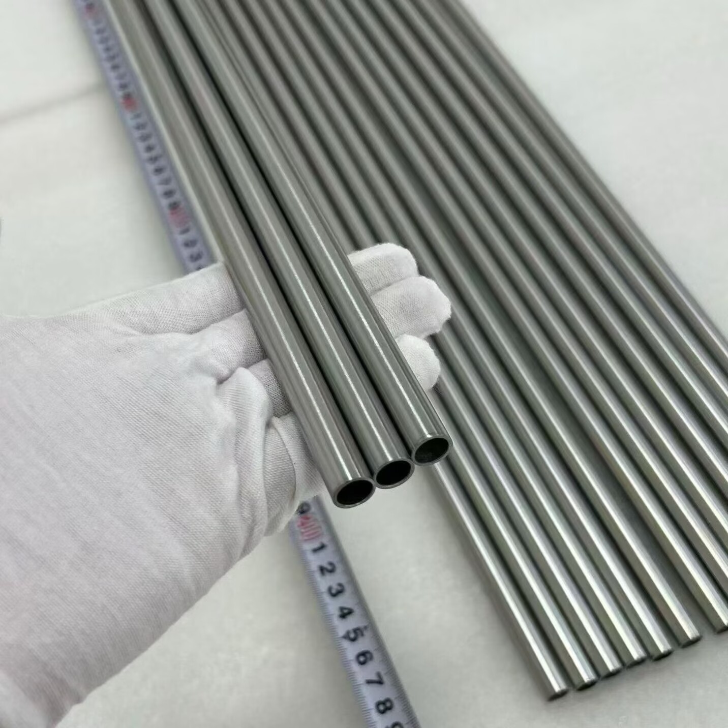 Molybdenum Tube Φ8*6*2100mm, Tungsten-Rhenium Thermocouple Protection Tube, 1800℃ High Temperature Resistance, Global Shipping