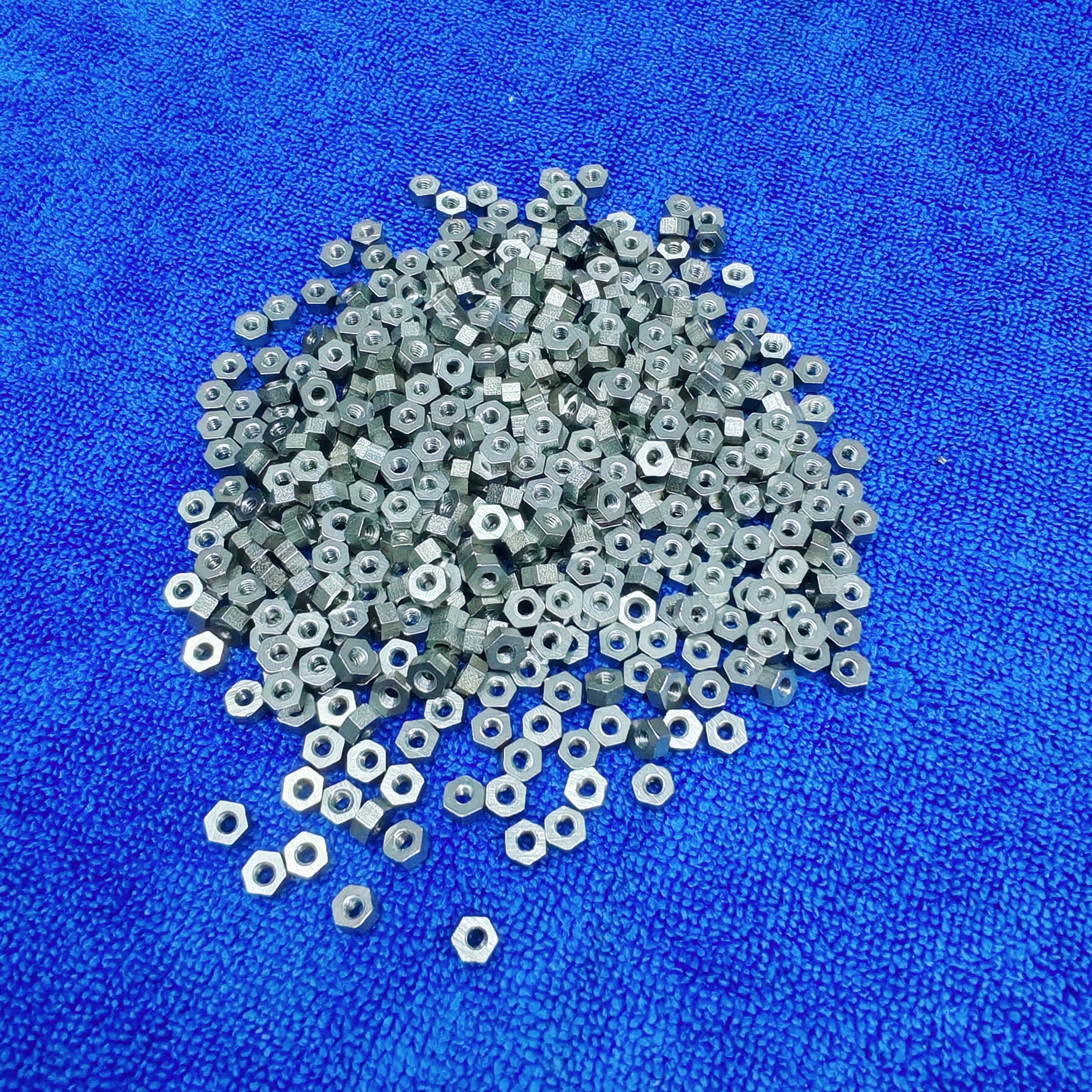 Mo1 & MoLa Molybdenum Nuts | DIN/GB Standard | High Temp High Vacuum Fasteners for Vacuum Furnace Heat Field & Single Crystal Furnace Crucible Parts | Compatible with Molybdenum Screws | ZSWMO 20-Yr Mfg