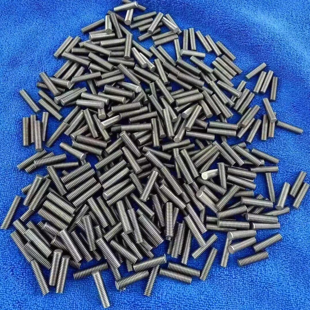 Precision Small-Size Molybdenum Screws | Small Vacuum Lab Furnace High Temp Fasteners | ZSWMO