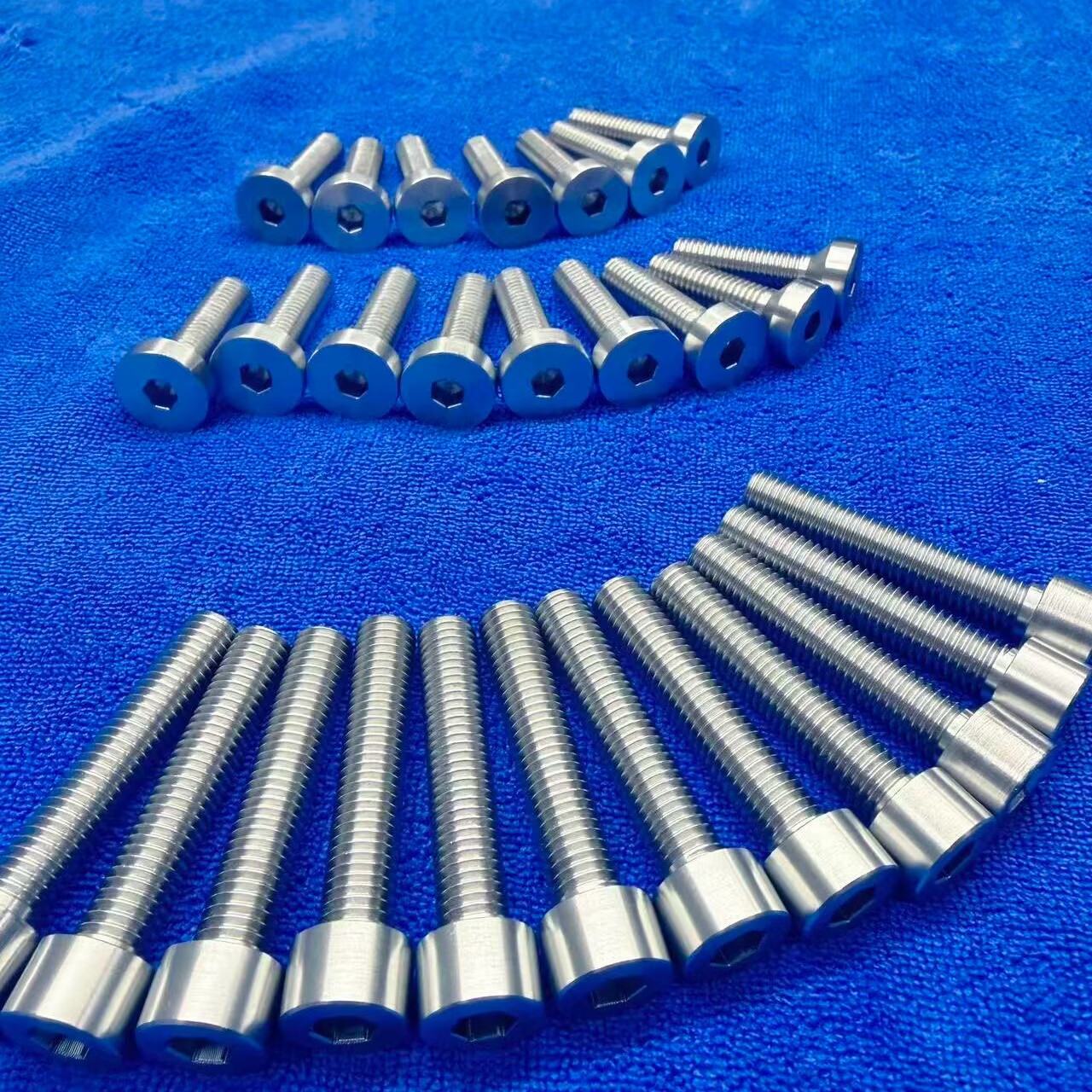 Custom Molybdenum Screws & Bolts | Large Diameter/Fine Thread for Vacuum Furnace Parts | ZSWMO