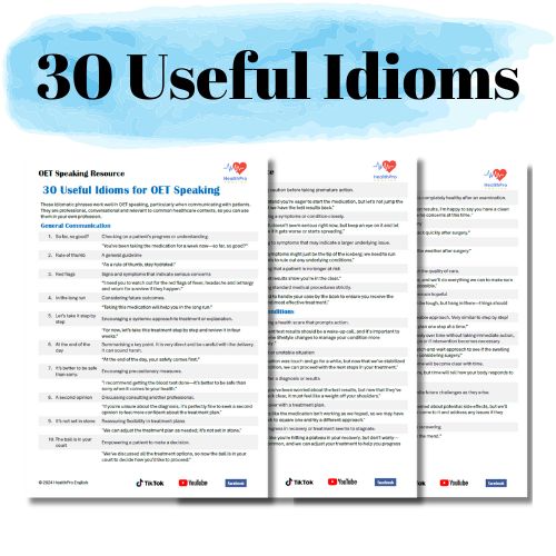 OET Speaking Study Package