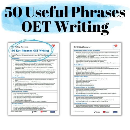 OET Writing Study Package