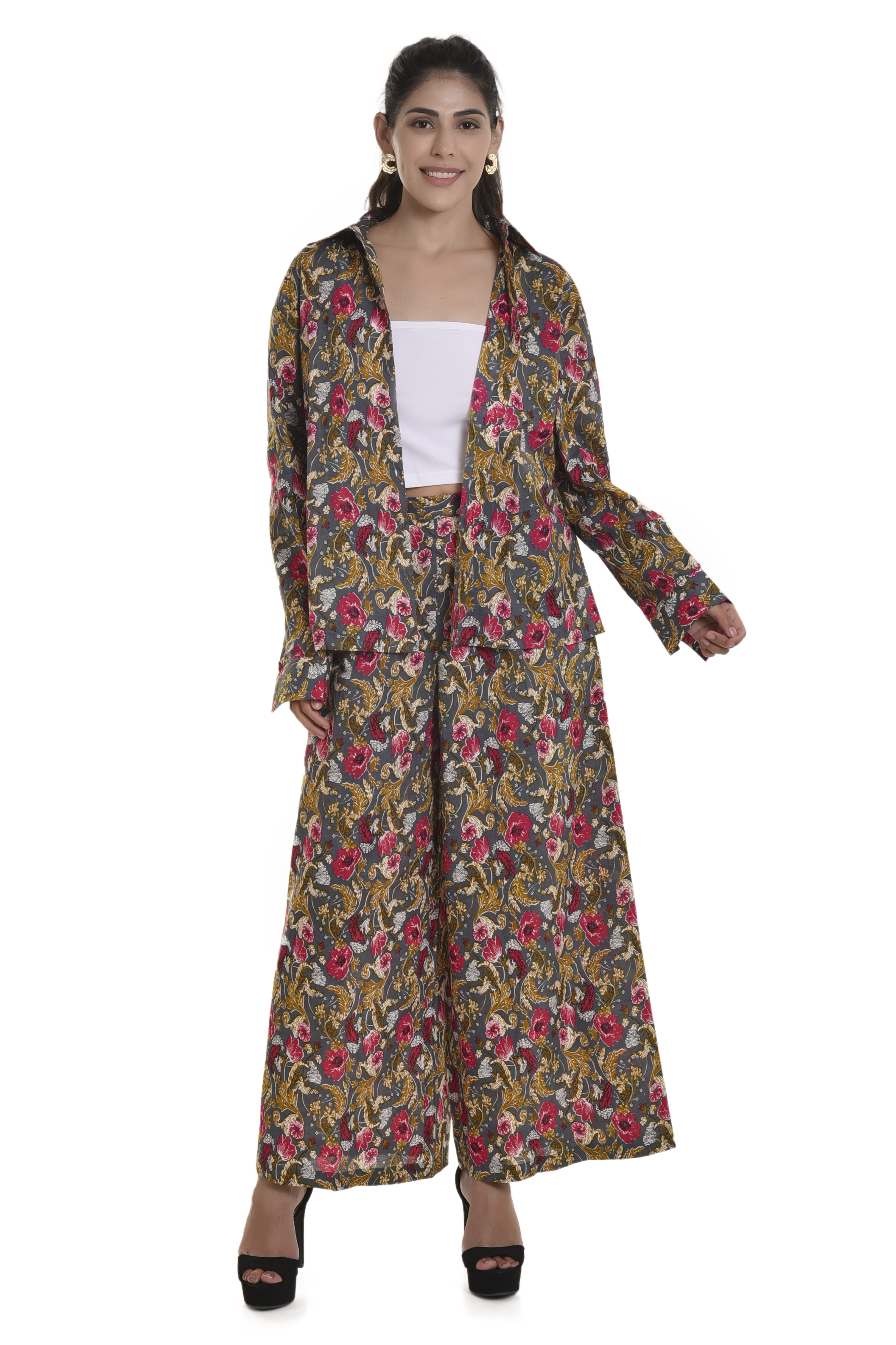 Over Size Cord Set With Pant (DST-CS001 CORD SET)