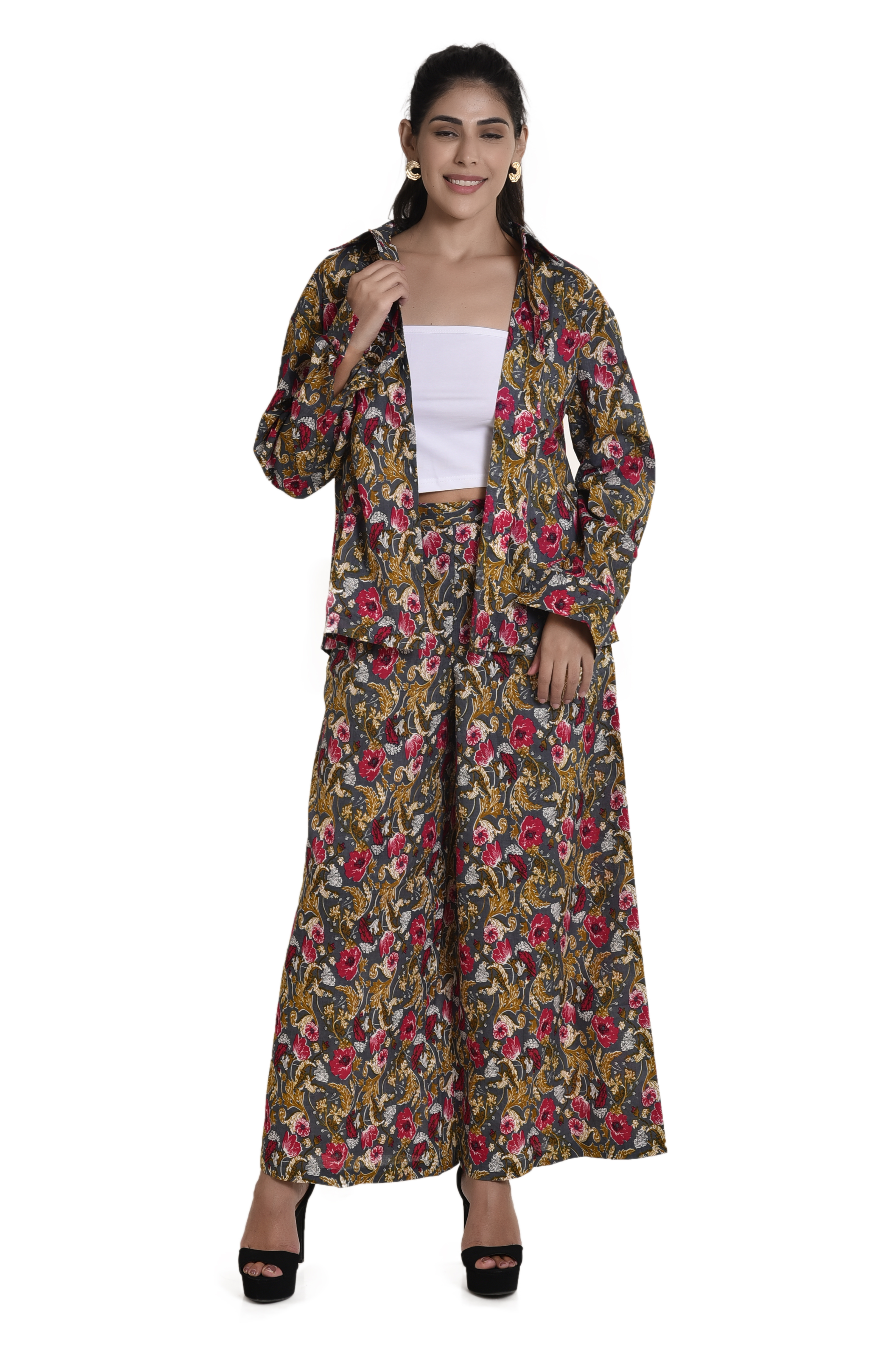 Over Size Cord Set With Pant (DST-CS001 CORD SET)