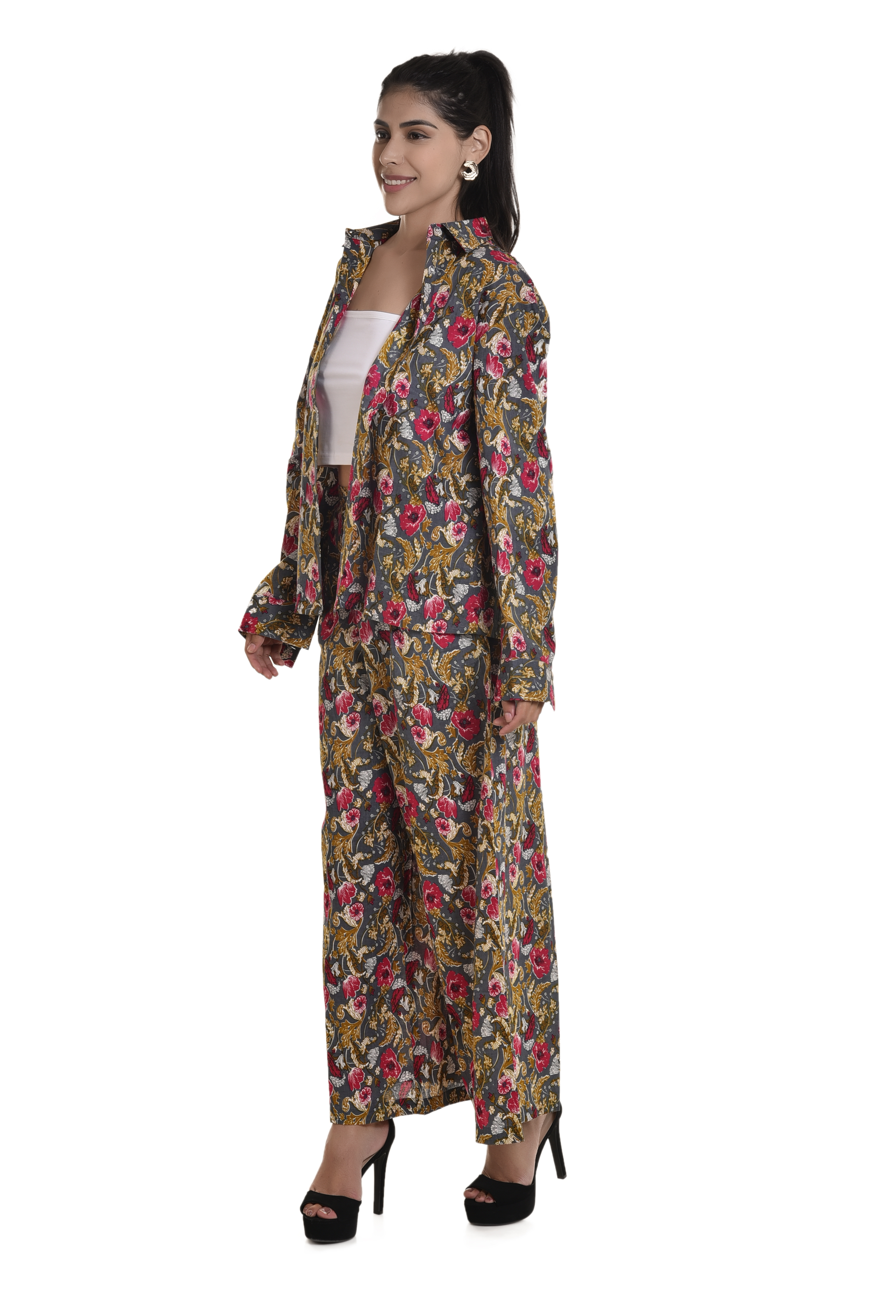 Over Size Cord Set With Pant (DST-CS001 CORD SET)