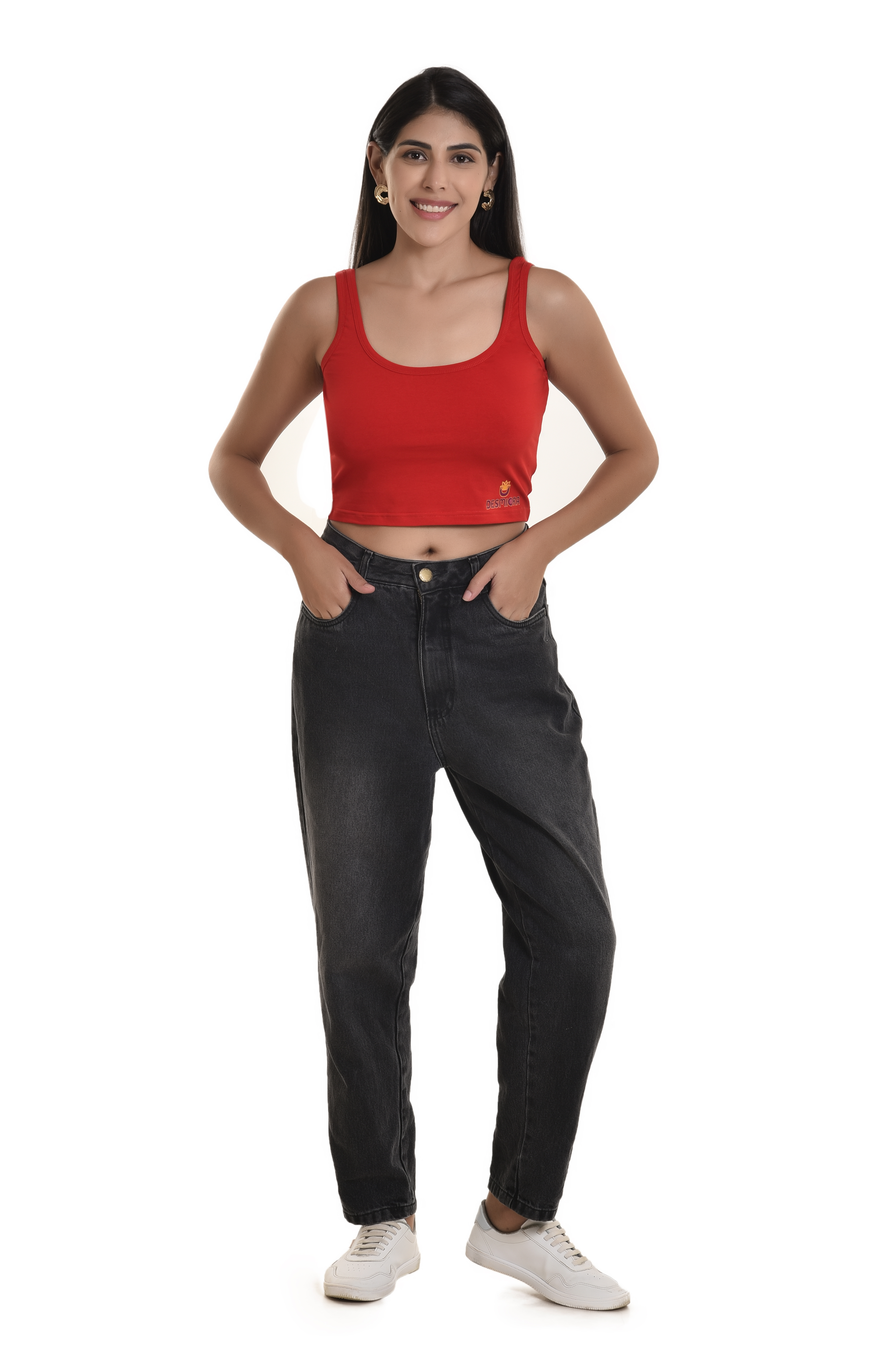 Sleeveless Tank Top  A/H  Neck Line Finished by Binding (DST-006 TANK TOP)