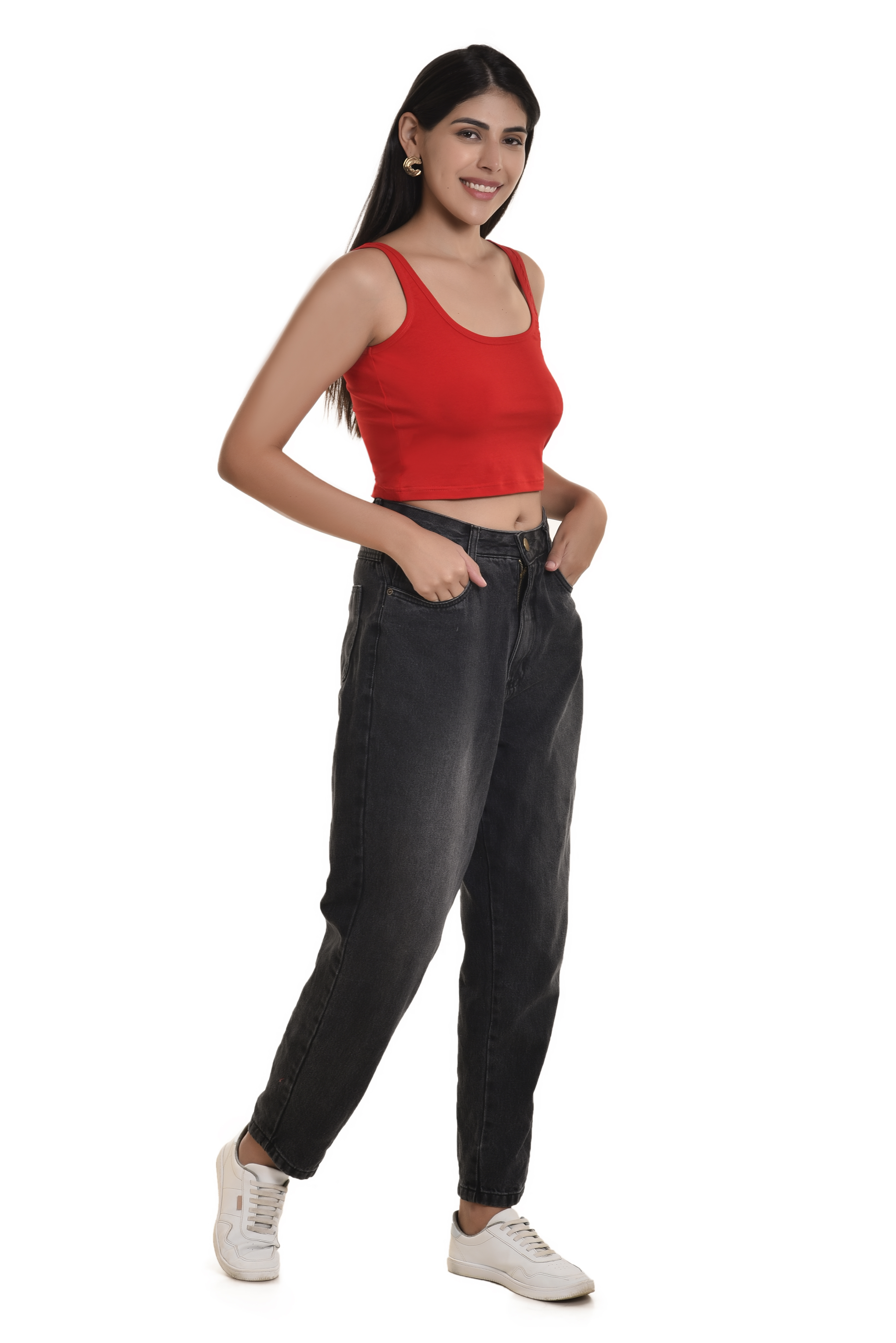 Sleeveless Tank Top  A/H  Neck Line Finished by Binding (DST-006 TANK TOP)