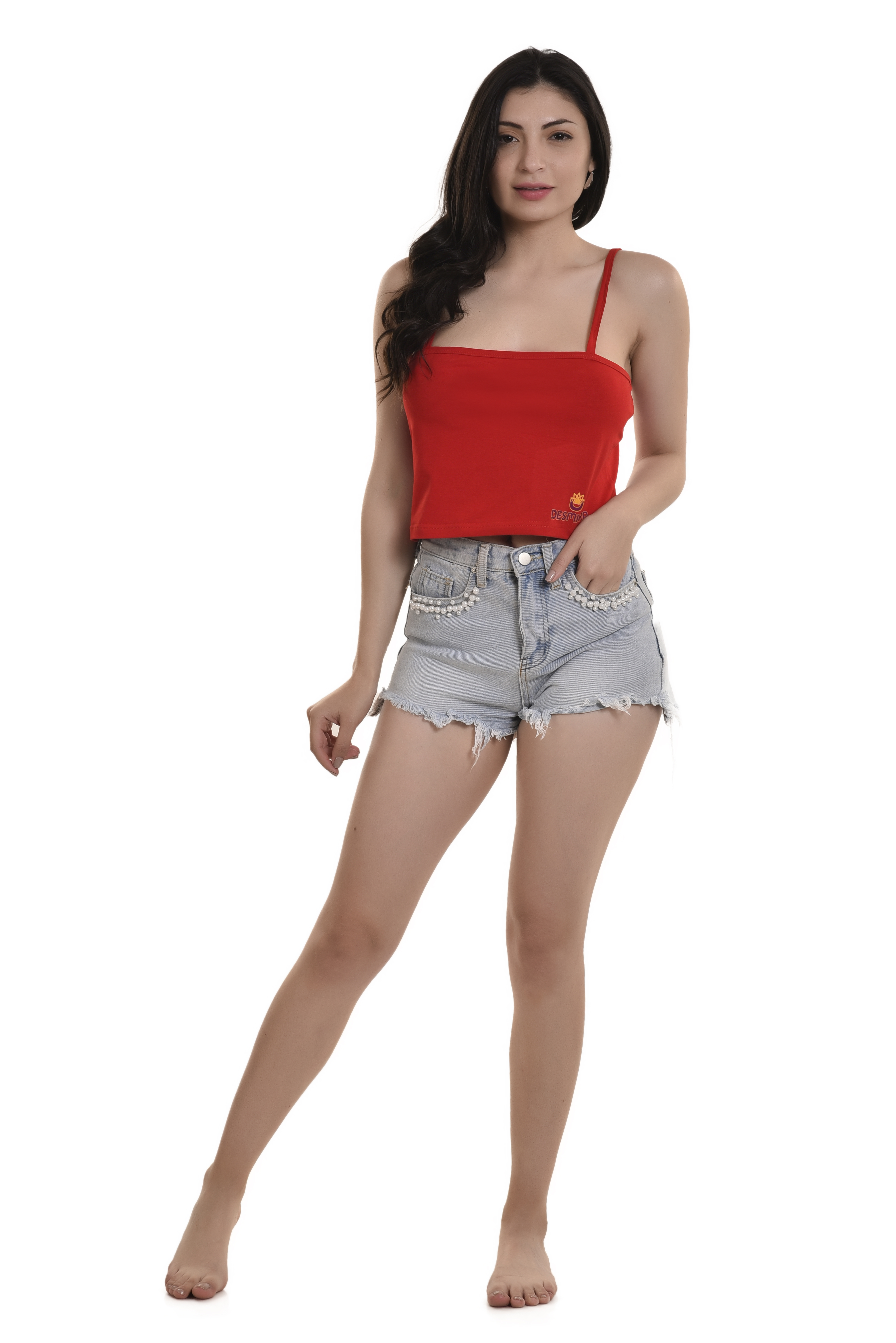 Sleeve Less Tank Top with Adjustable Strap (DST-007 TUBE TOP)