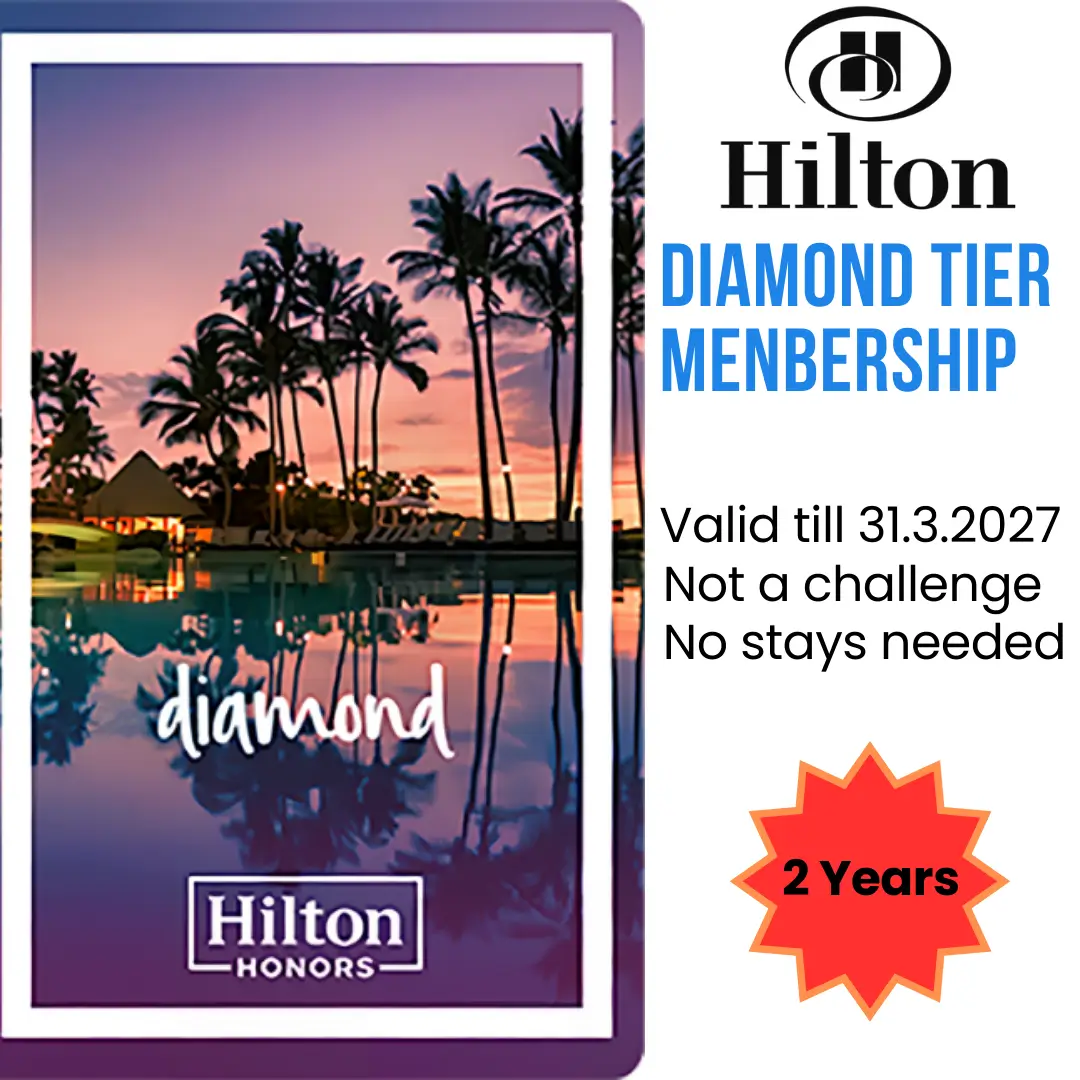 Hilton Diamond Status for 2 Years