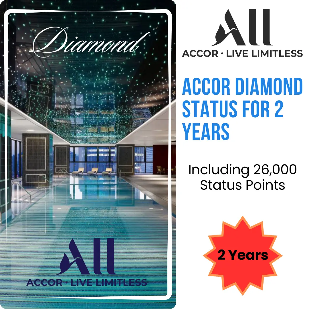 Accor Live Limitless Diamond Status for 2 Years