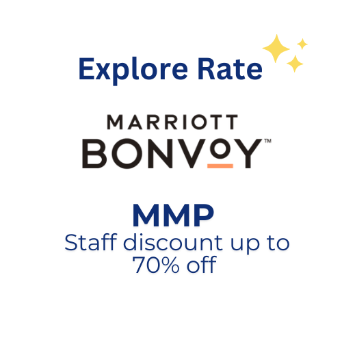 Marriott MMP Explore Rate, Marriott Discount Codes, MMP Save up to 70%, Valid for 2 Months