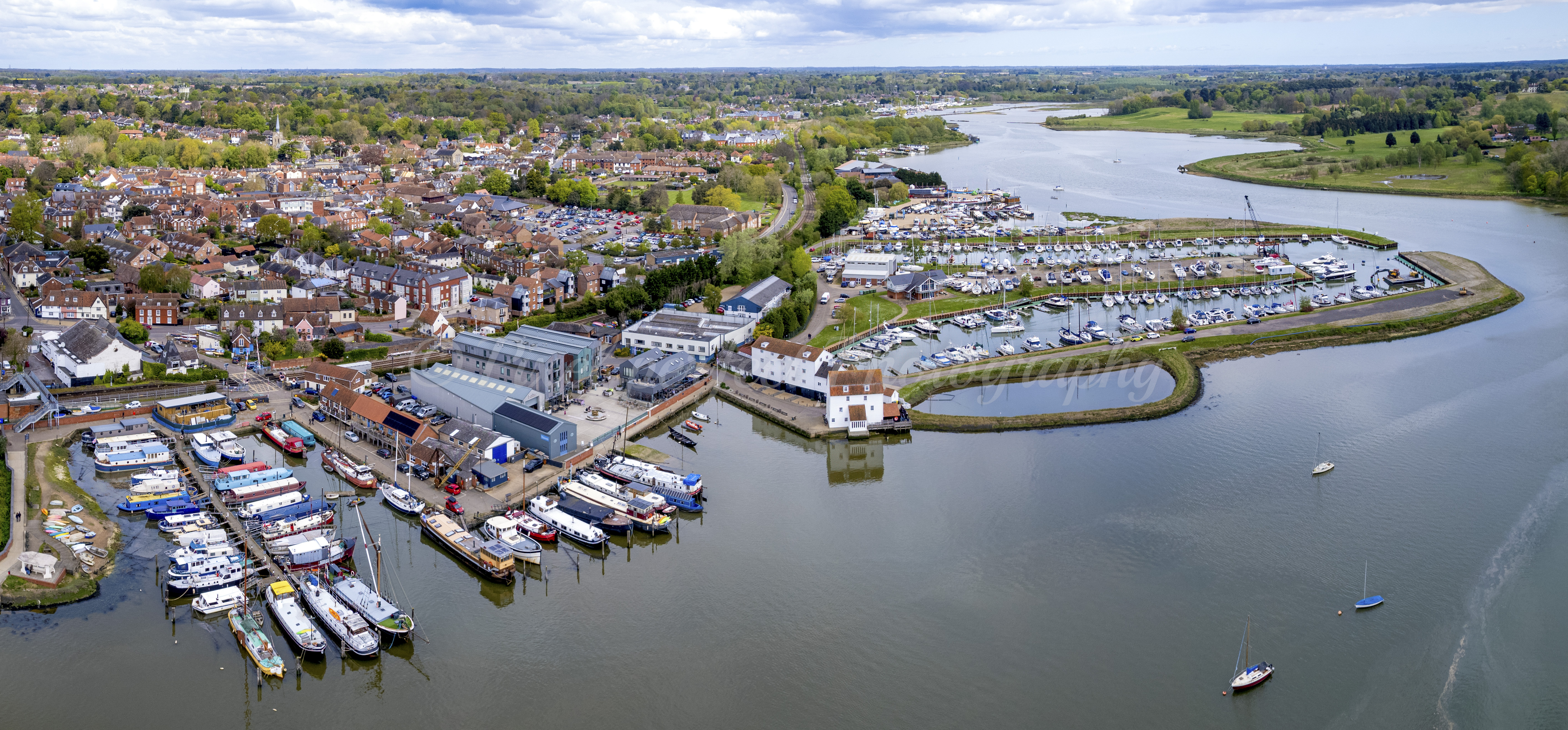 Woodbridge from the Air